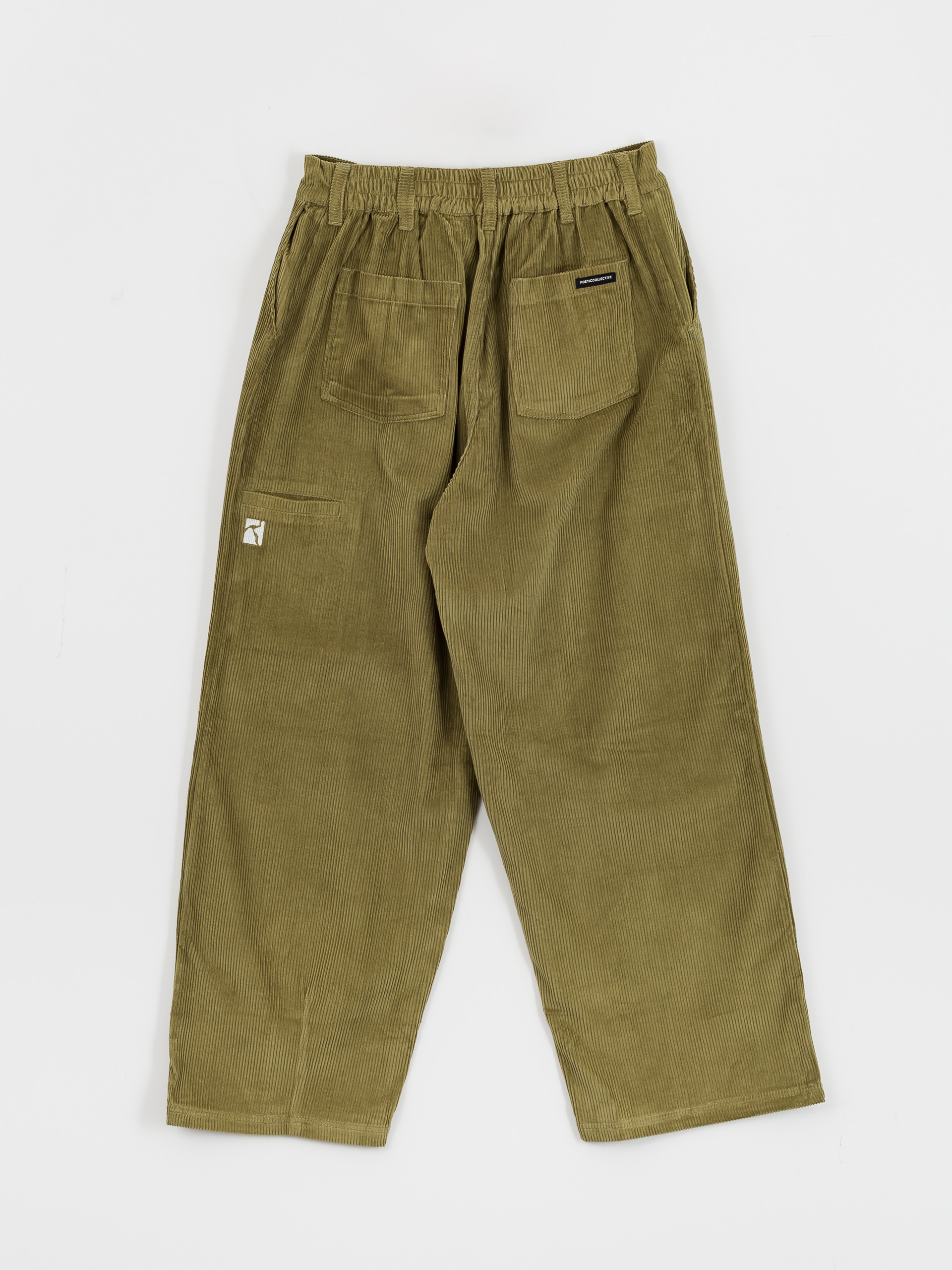 Pantaloni Poetic Collective Ballon (olive green corduroy)