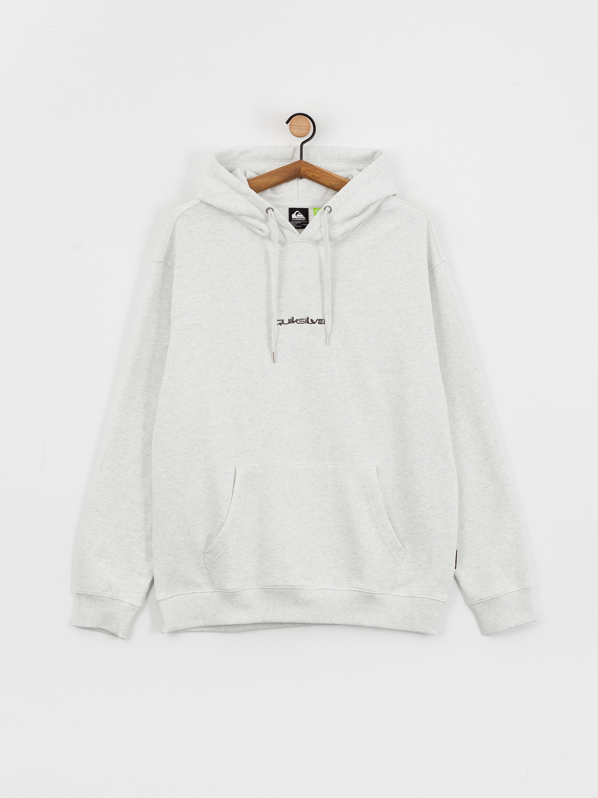 Hanorac cu glugă Quiksilver Dna Omni Logo HD (white marble heather)