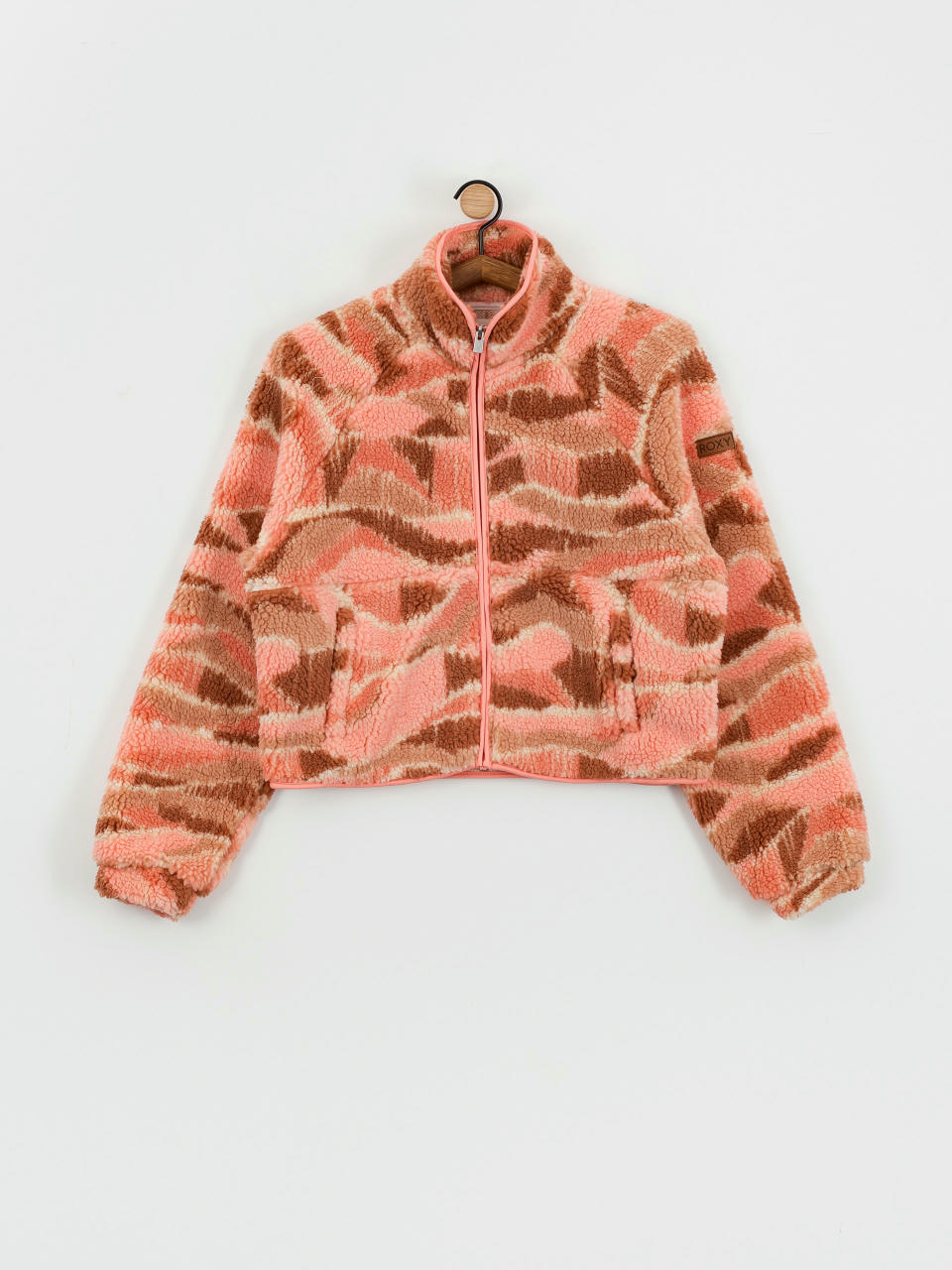 Pentru femei Hanorac din fleece Roxy Blurry Cloud (candlelight peach dune)