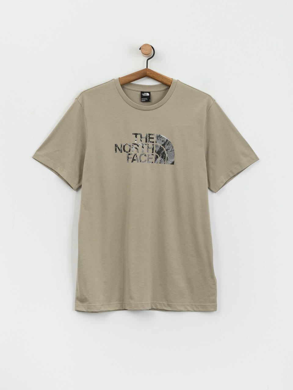 Tricou The North Face Easy Graphic Infill (clay grey/tnf black 3d)