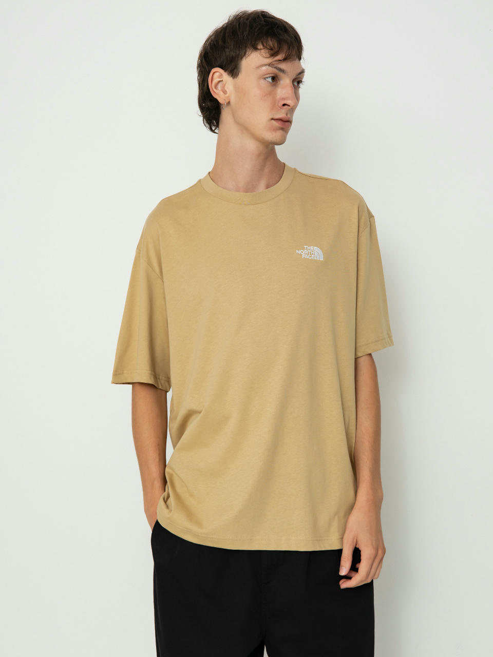 Tricou The North Face Essential Oversize (khaki stone)