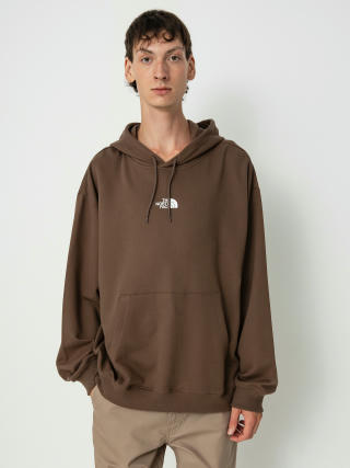 Hanorac cu glugă The North Face Zumu Oversize HD (smokey brown)