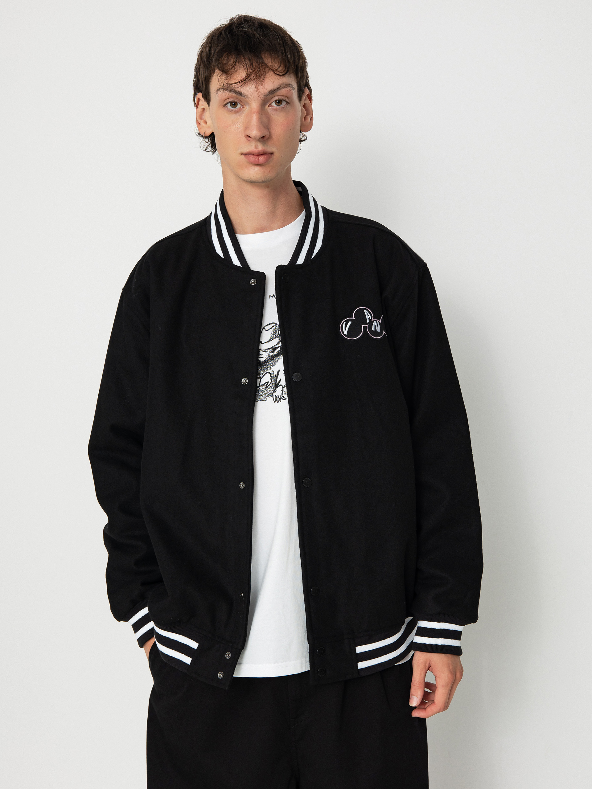 Geacă Vans Scuttle Baseball (black)