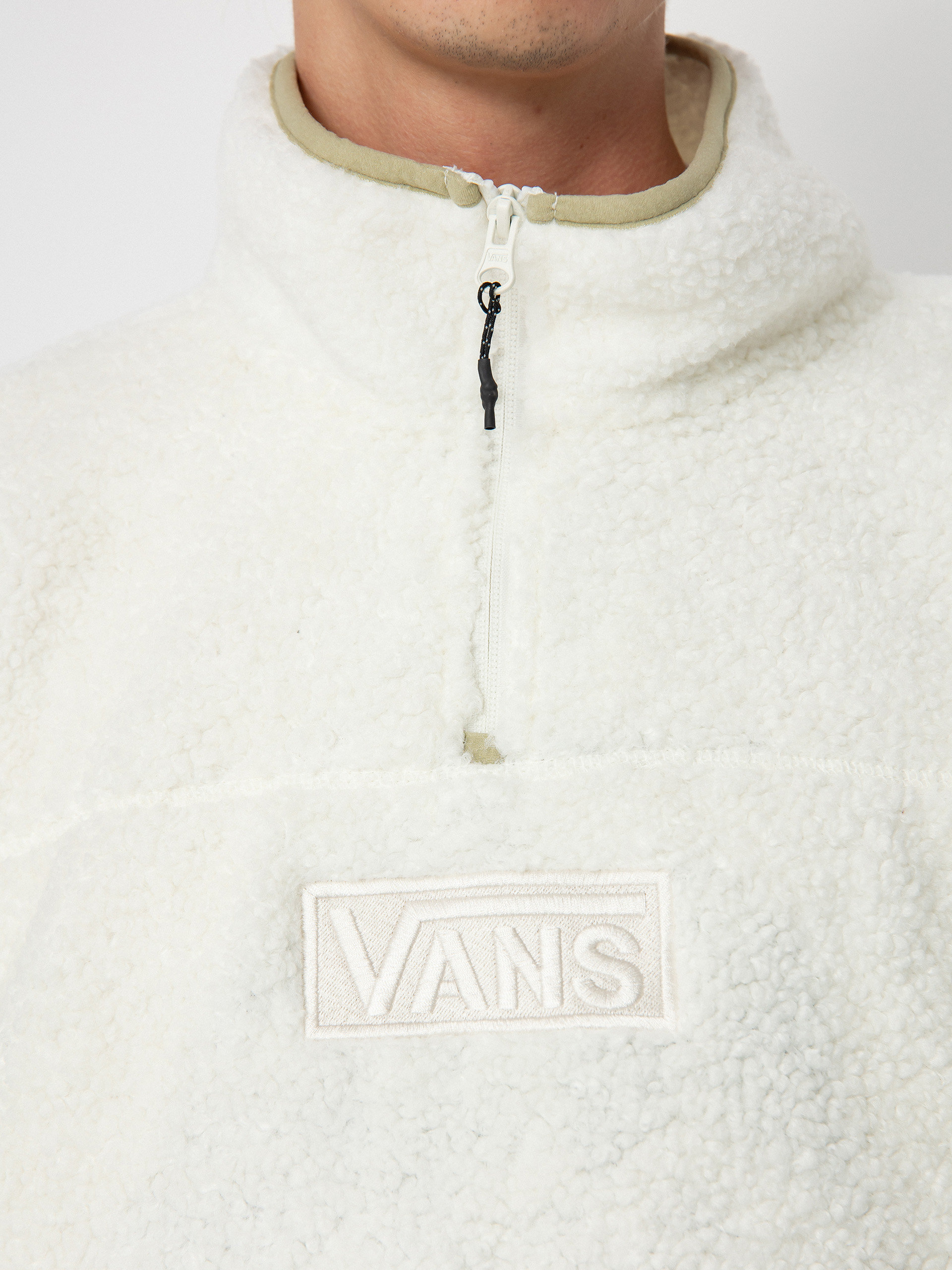 Pentru bărbați Hanorac din fleece Vans Vans Boxed Sherpa Qzip (marshmallow)