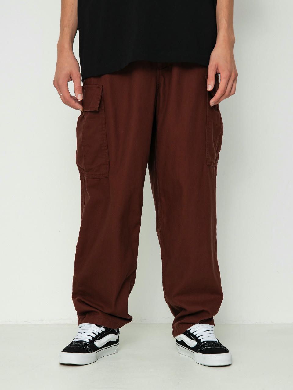 Pantaloni Vans Range Cargo Baggy Tapered Elastic (bitter chocolate)