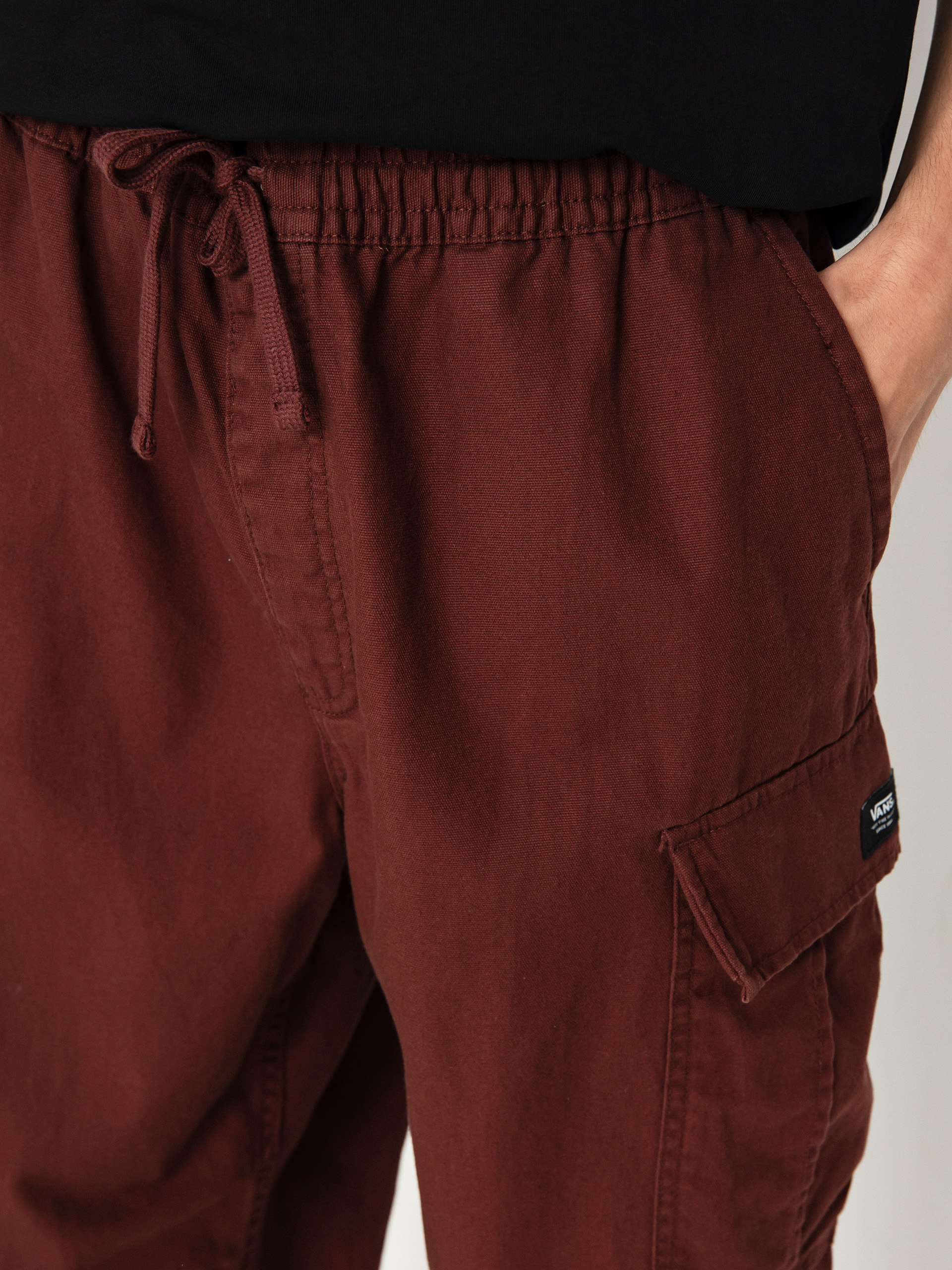 Pantaloni Vans Range Cargo Baggy Tapered Elastic (bitter chocolate)