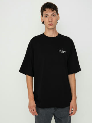 Tricou Carhartt WIP Signature Script (black/wax)