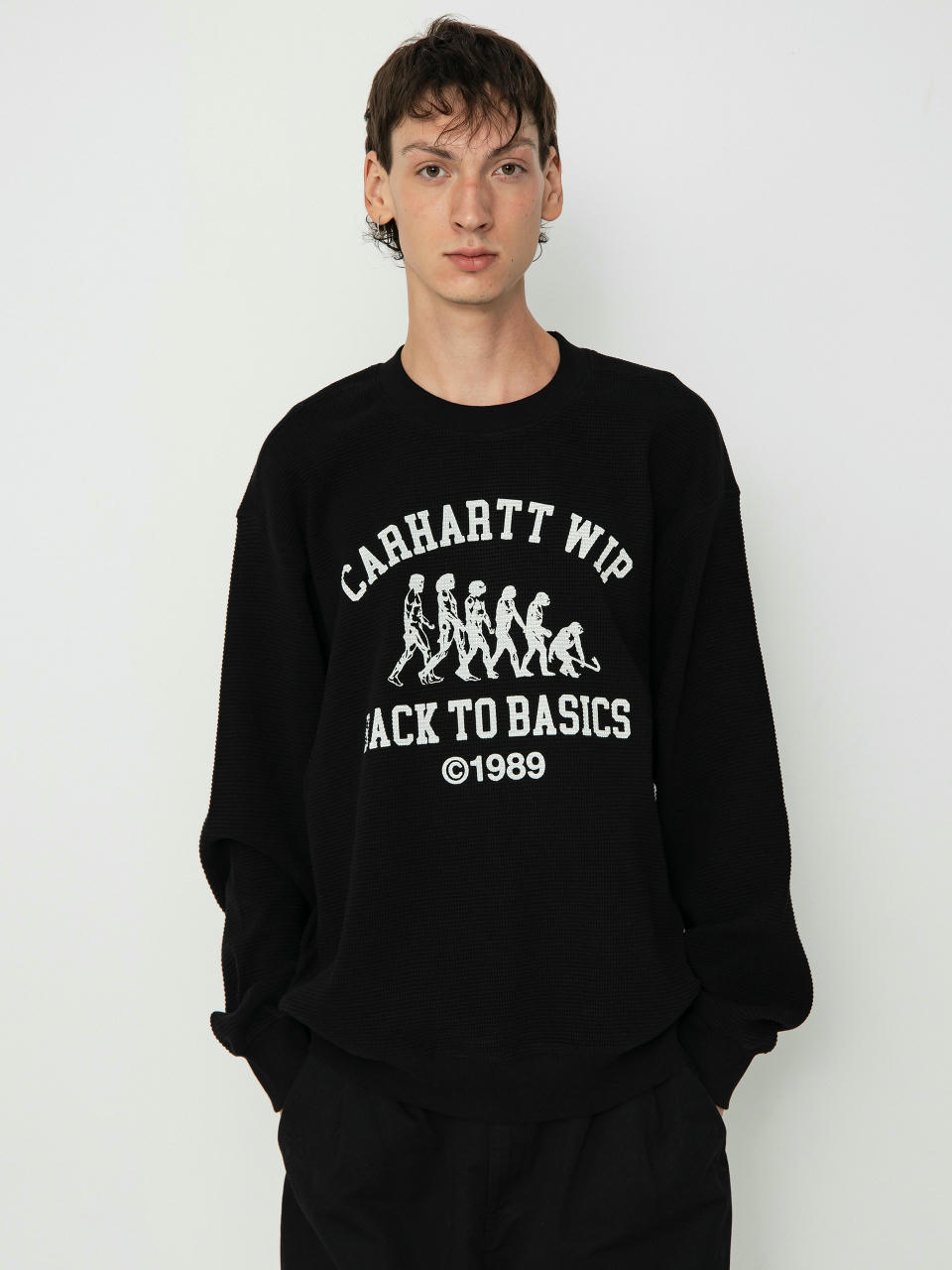 Hanorac Carhartt WIP Main Basics (black/white)