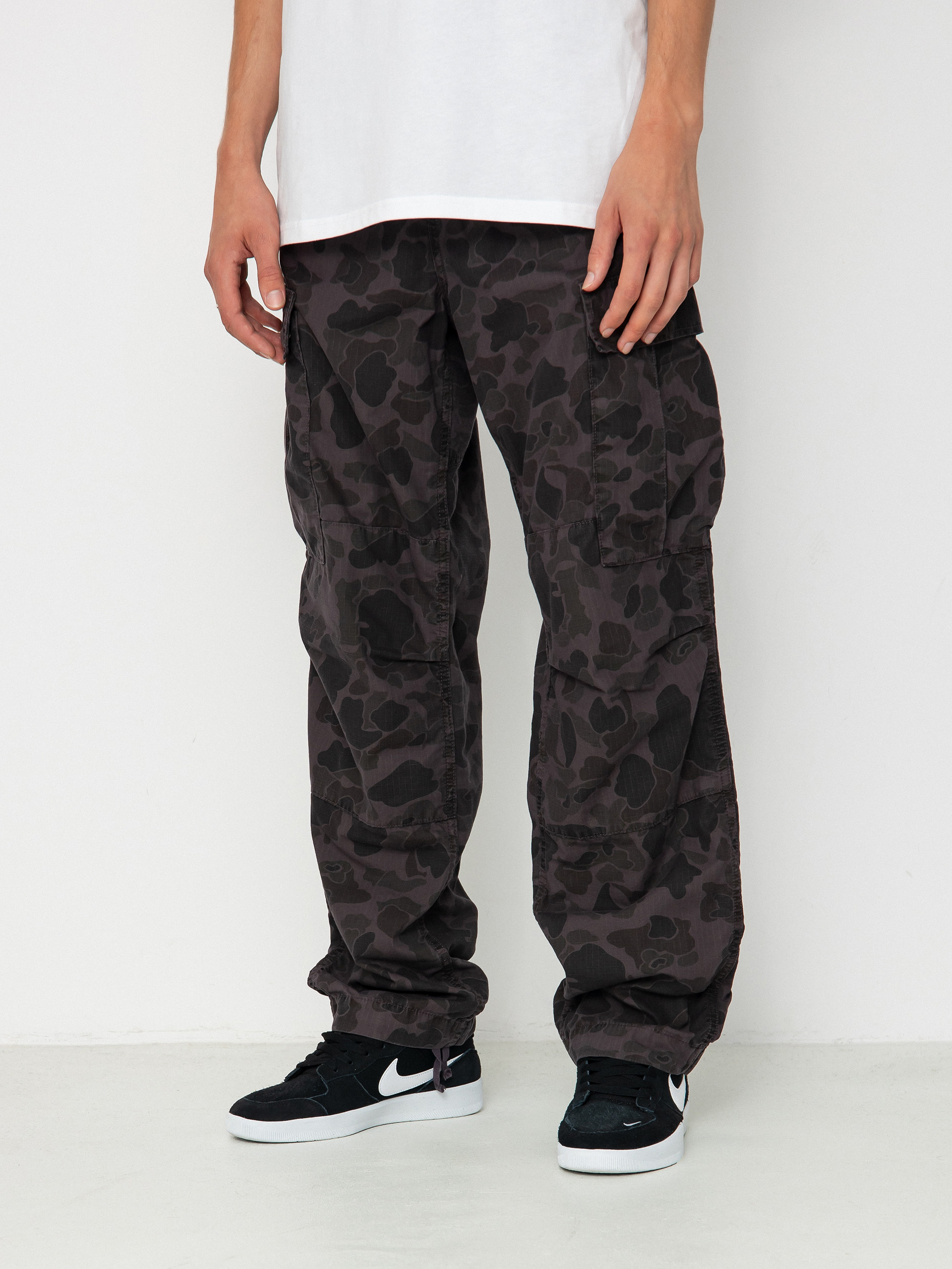 Pantaloni Carhartt WIP Duck Cargo - gri (camo duck/green/graphite)