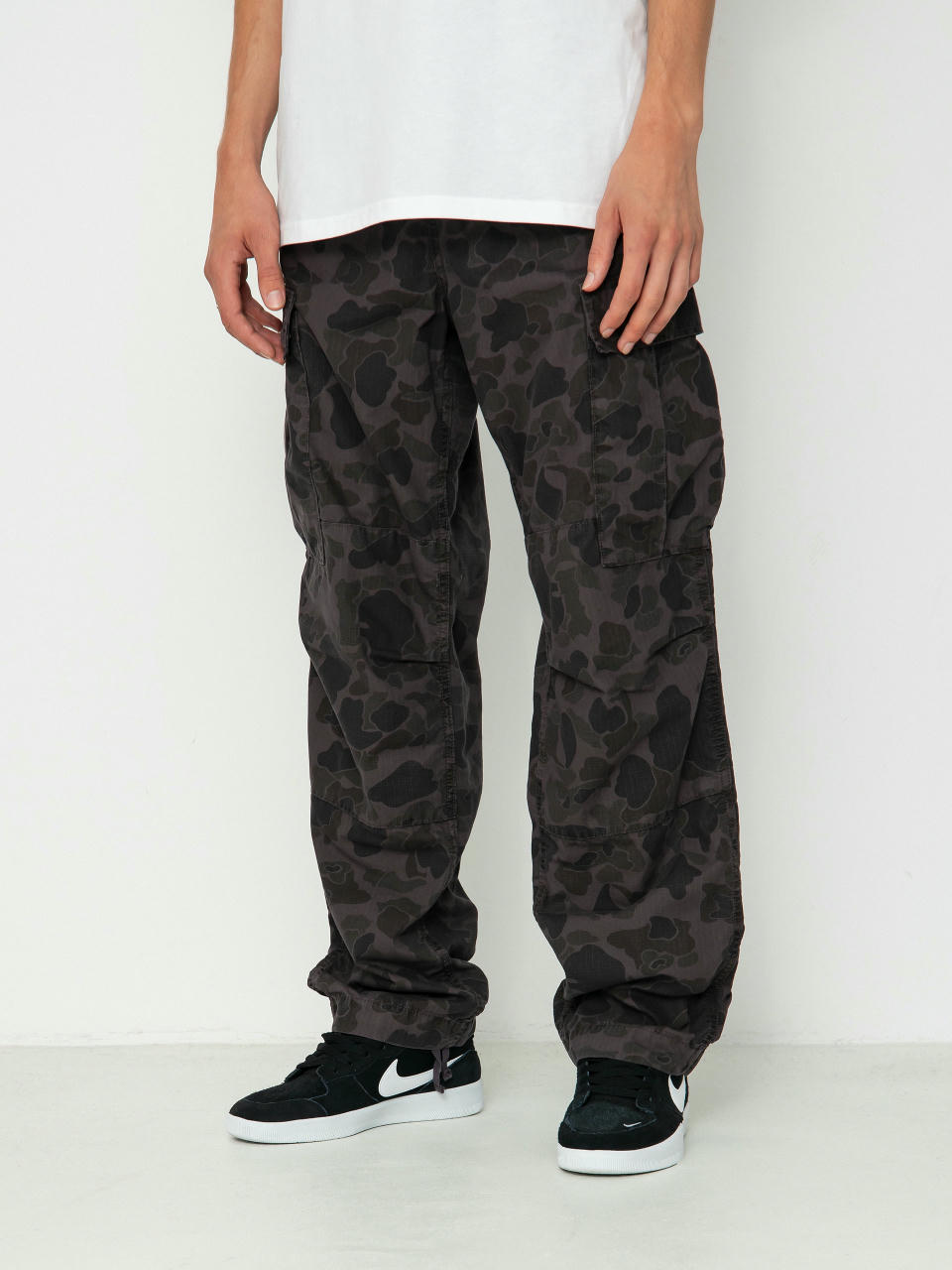 Pantaloni Carhartt WIP Duck Cargo (camo duck/green/graphite)