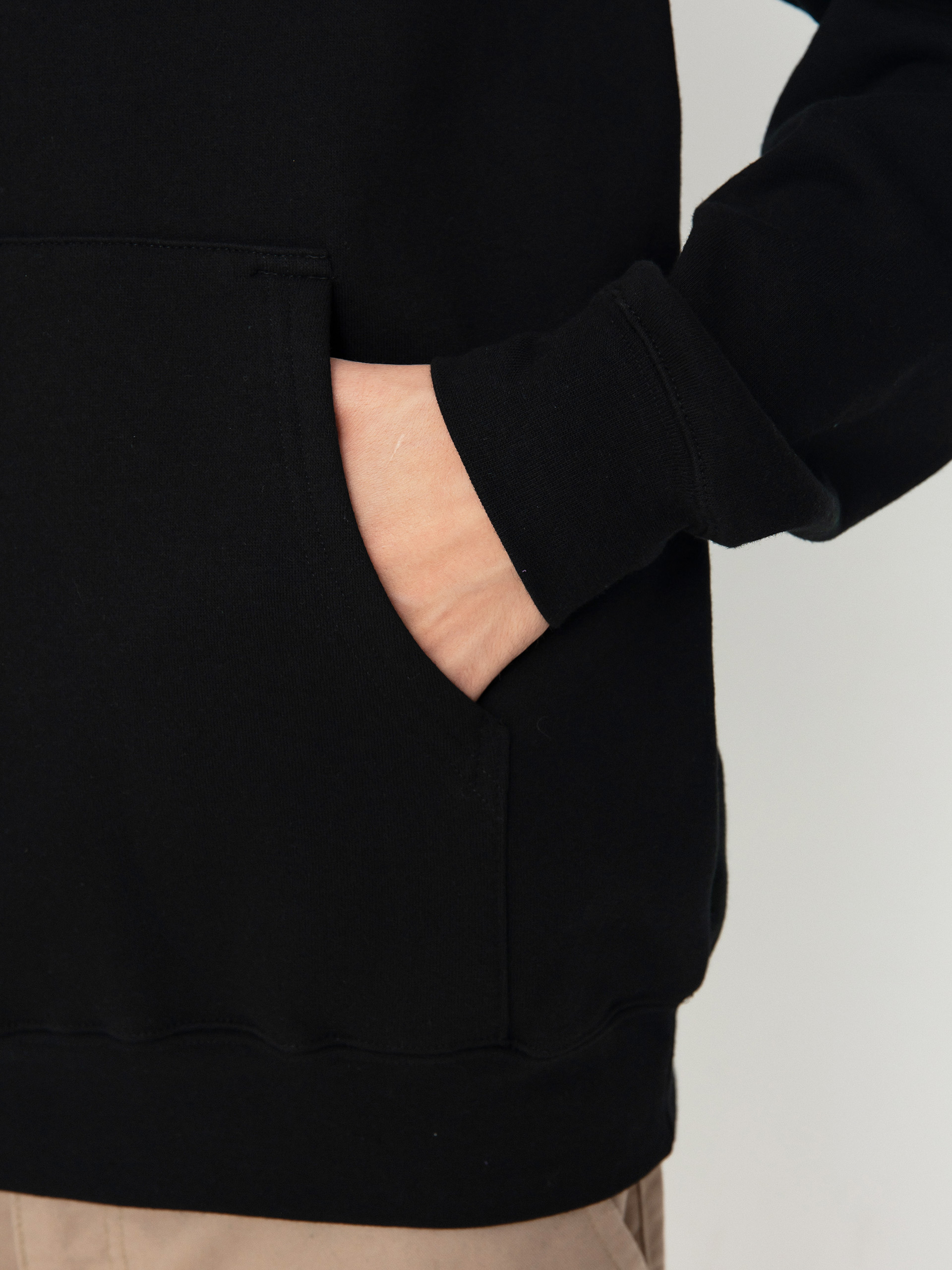 Hanorac cu glugă Real Deeds HD (black/white)