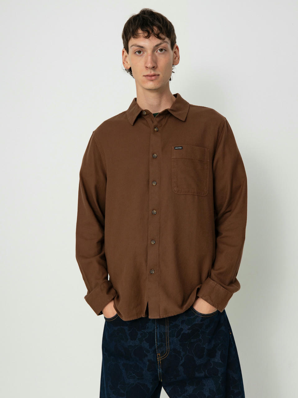 Cămașă Brixton Hasting Lw Flannel (pinecone brown)