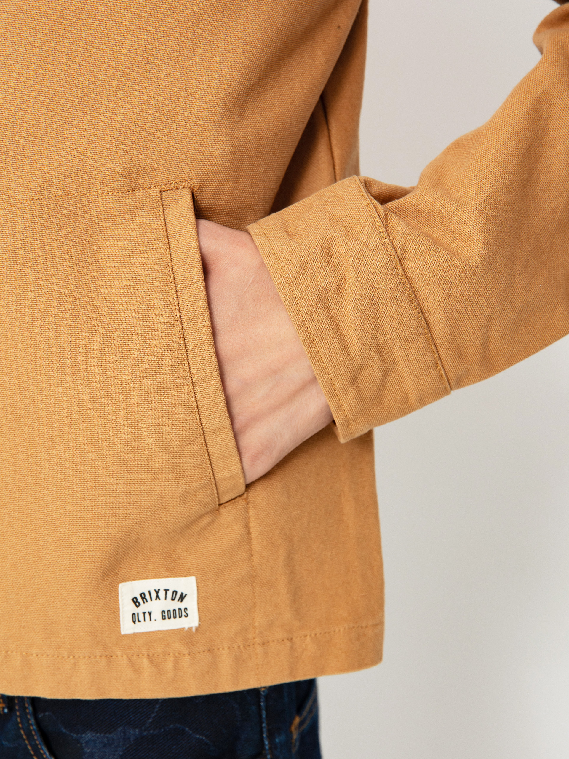 Geacă Brixton Mechanic Garage Zip (tobacco brown)