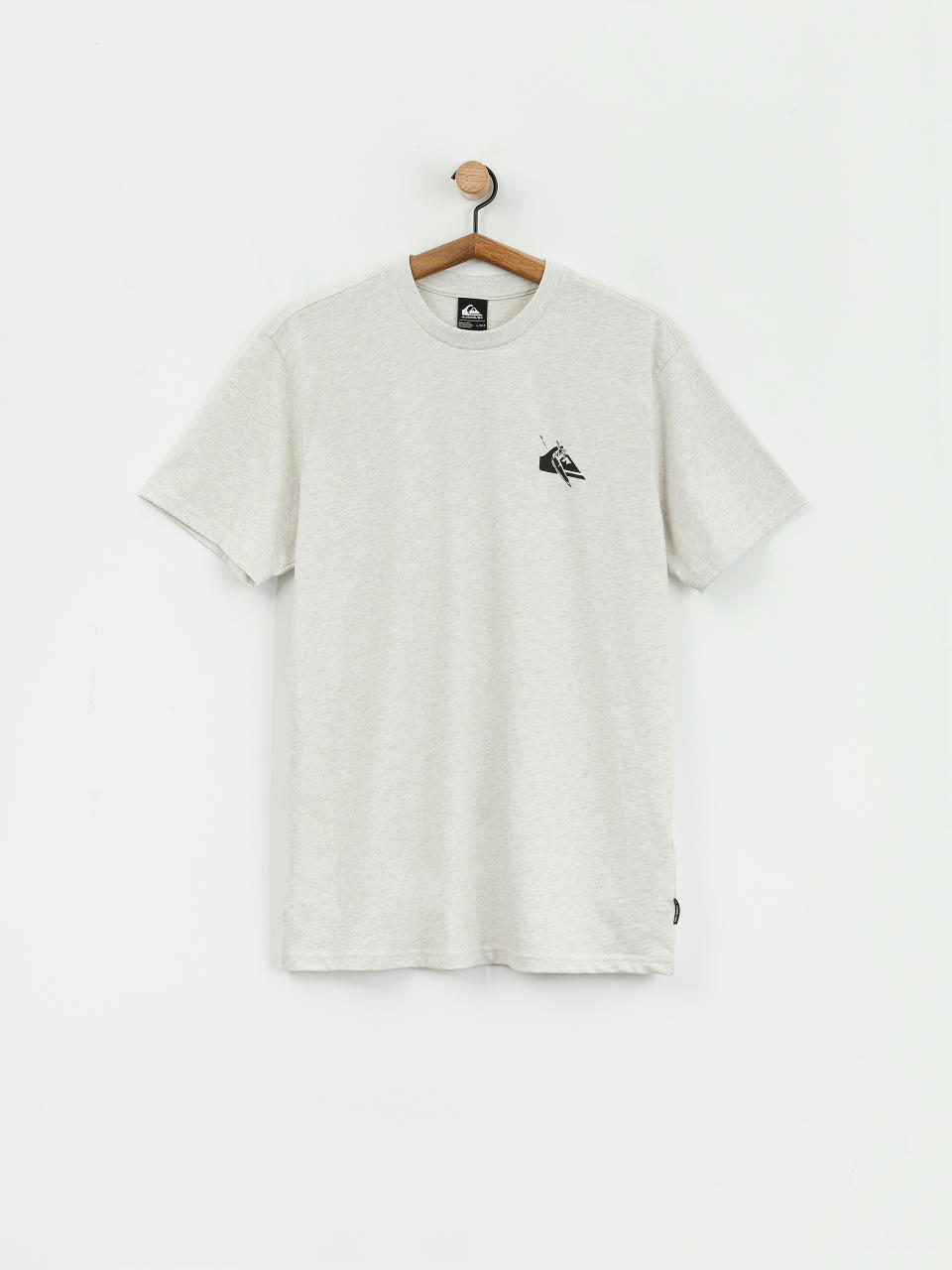 Tricou Quiksilver Qs Petroglyph Logo Dna (snow heather)