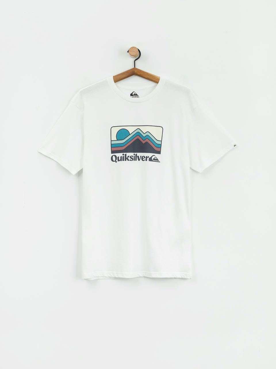 Tricou Quiksilver Qs Gradient Mountains (white)