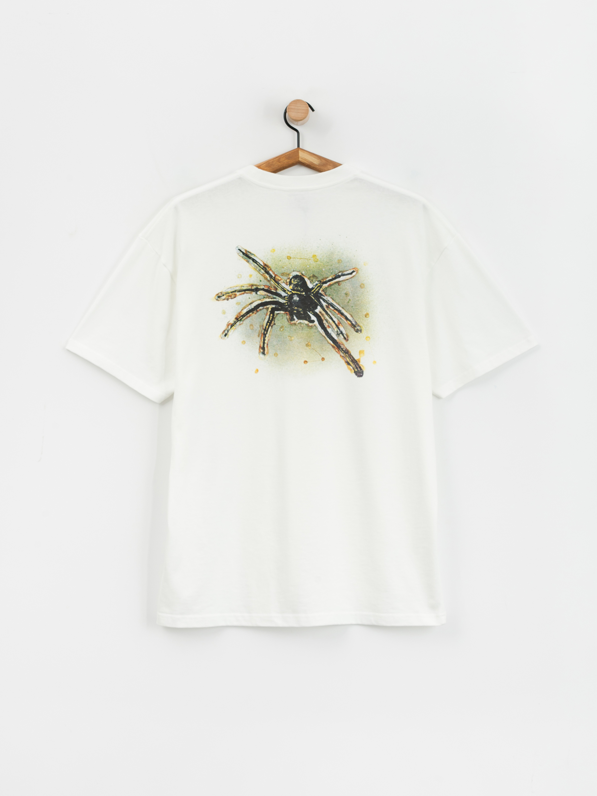 Tricou Polar Skate Green Spider (white)