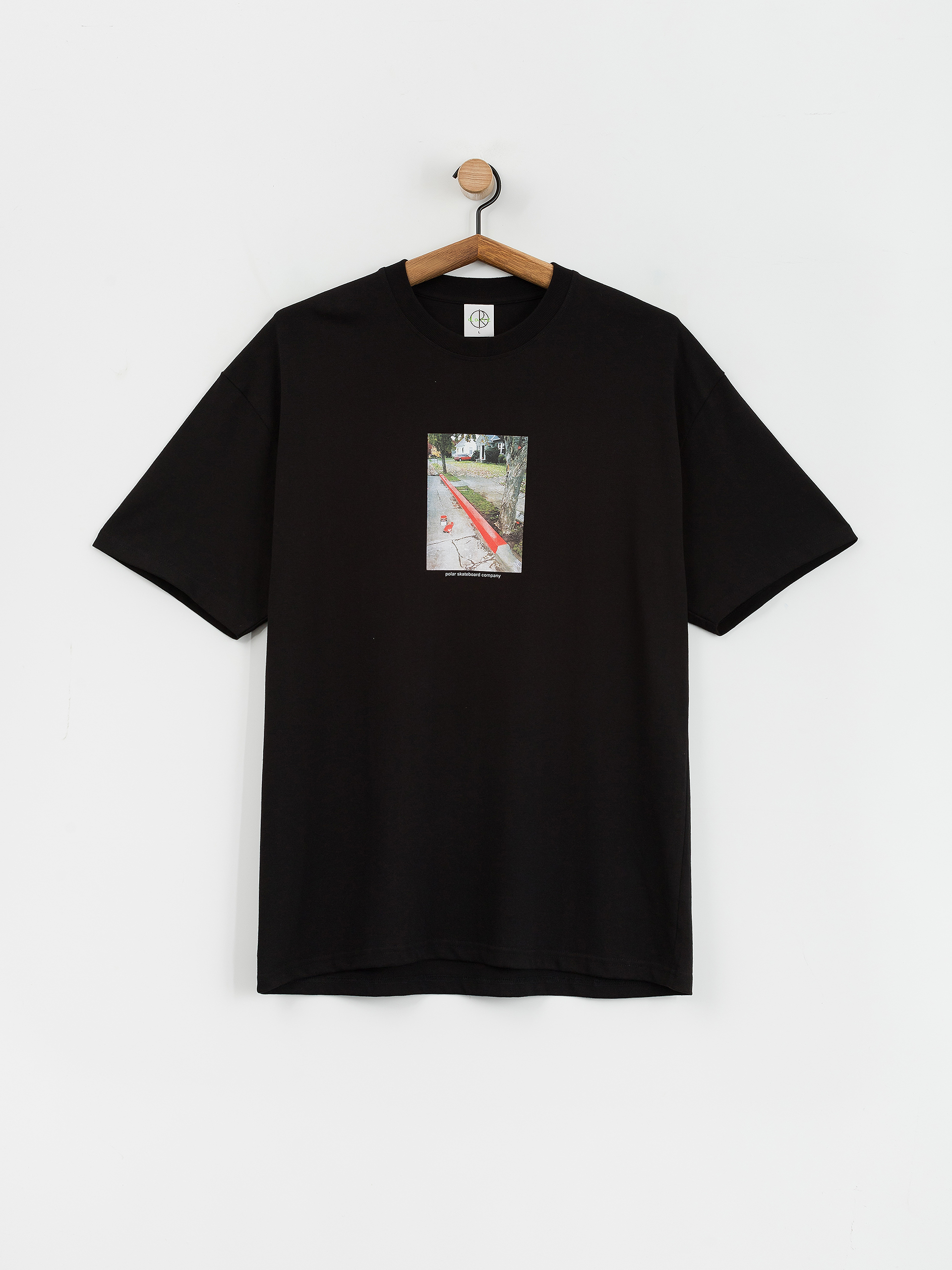 Tricou Polar Skate Red Curb (black)