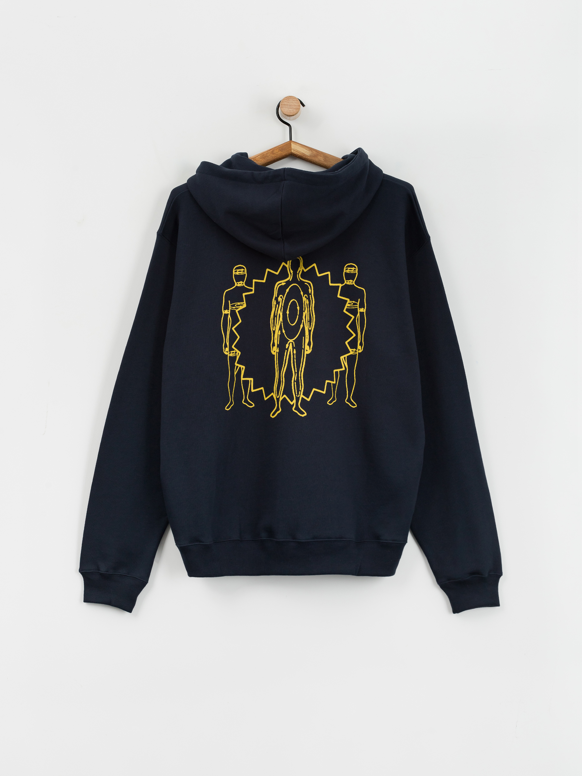 Hanorac cu glugă Polar Skate Dave Hoodie Anyone Out There HD (new navy)