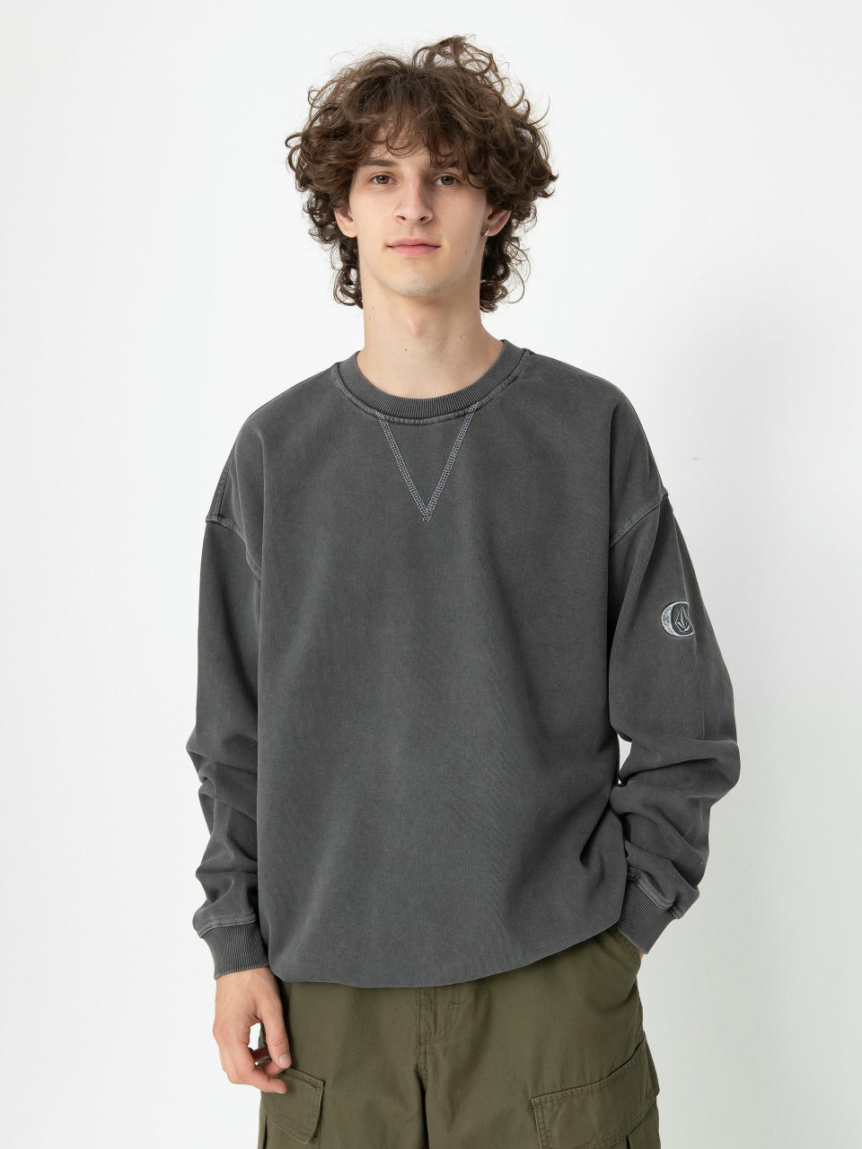 Hanorac Volcom Skate Vitals Remy S Crew (asphalt black)