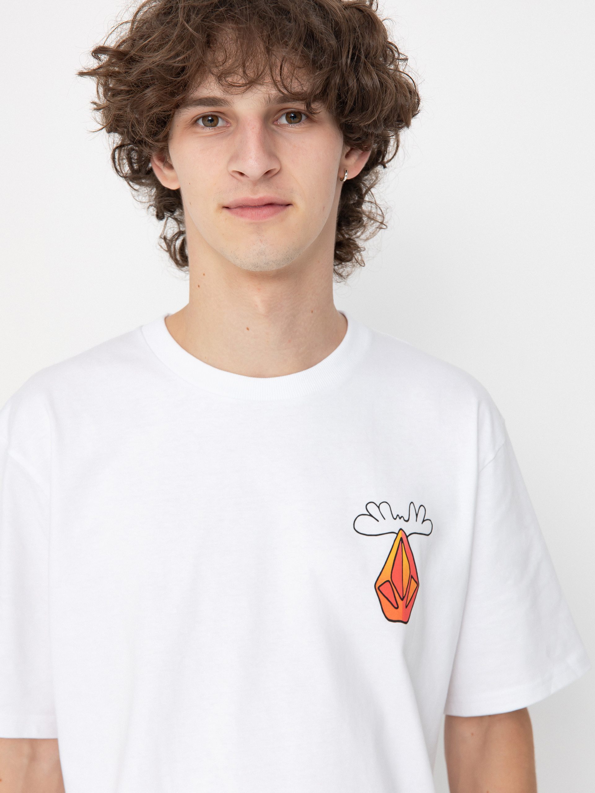 Tricou Volcom Olivmoose (white)