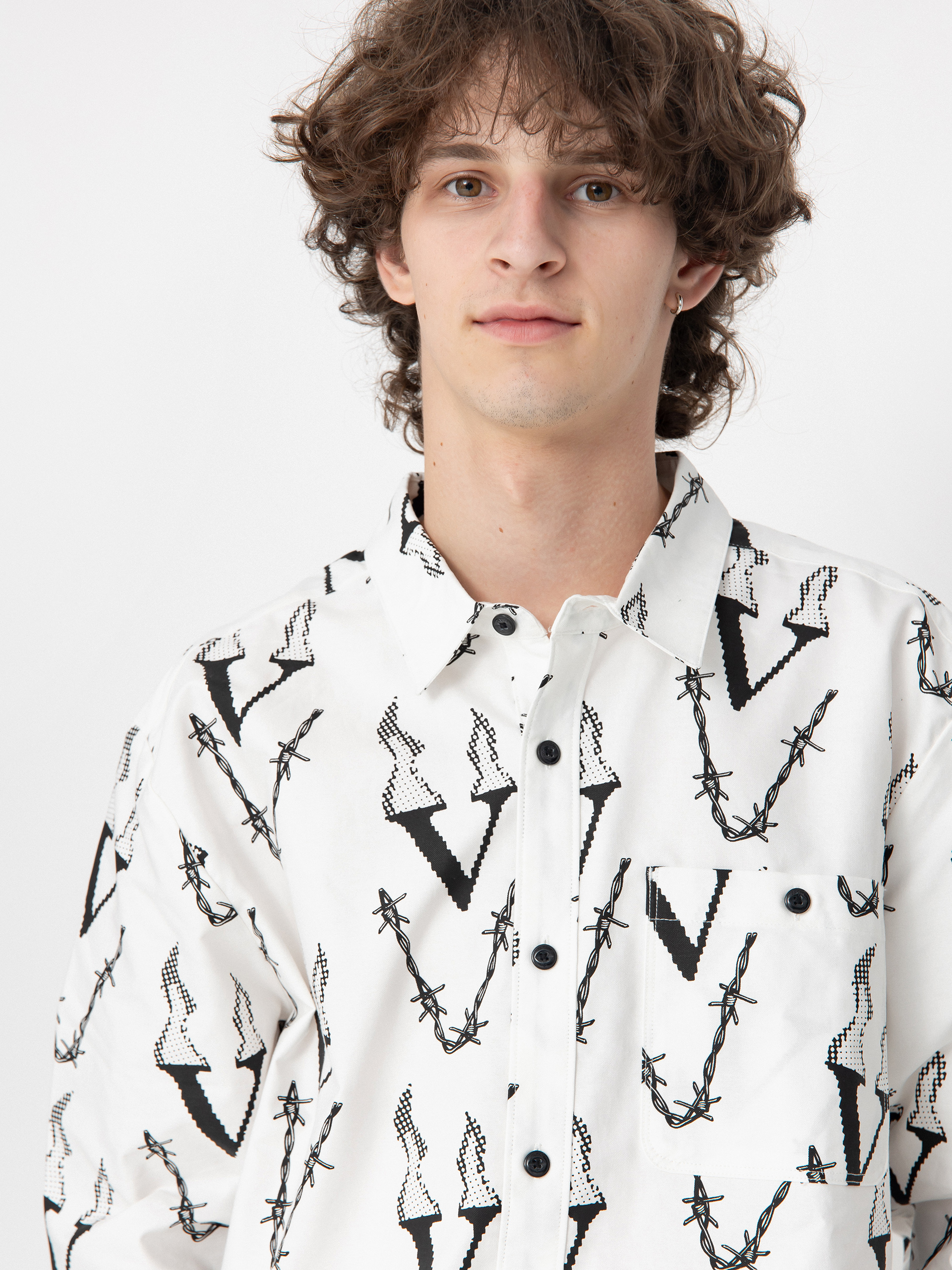 Cămașă Volcom Fergadelic Woven Ls (white)