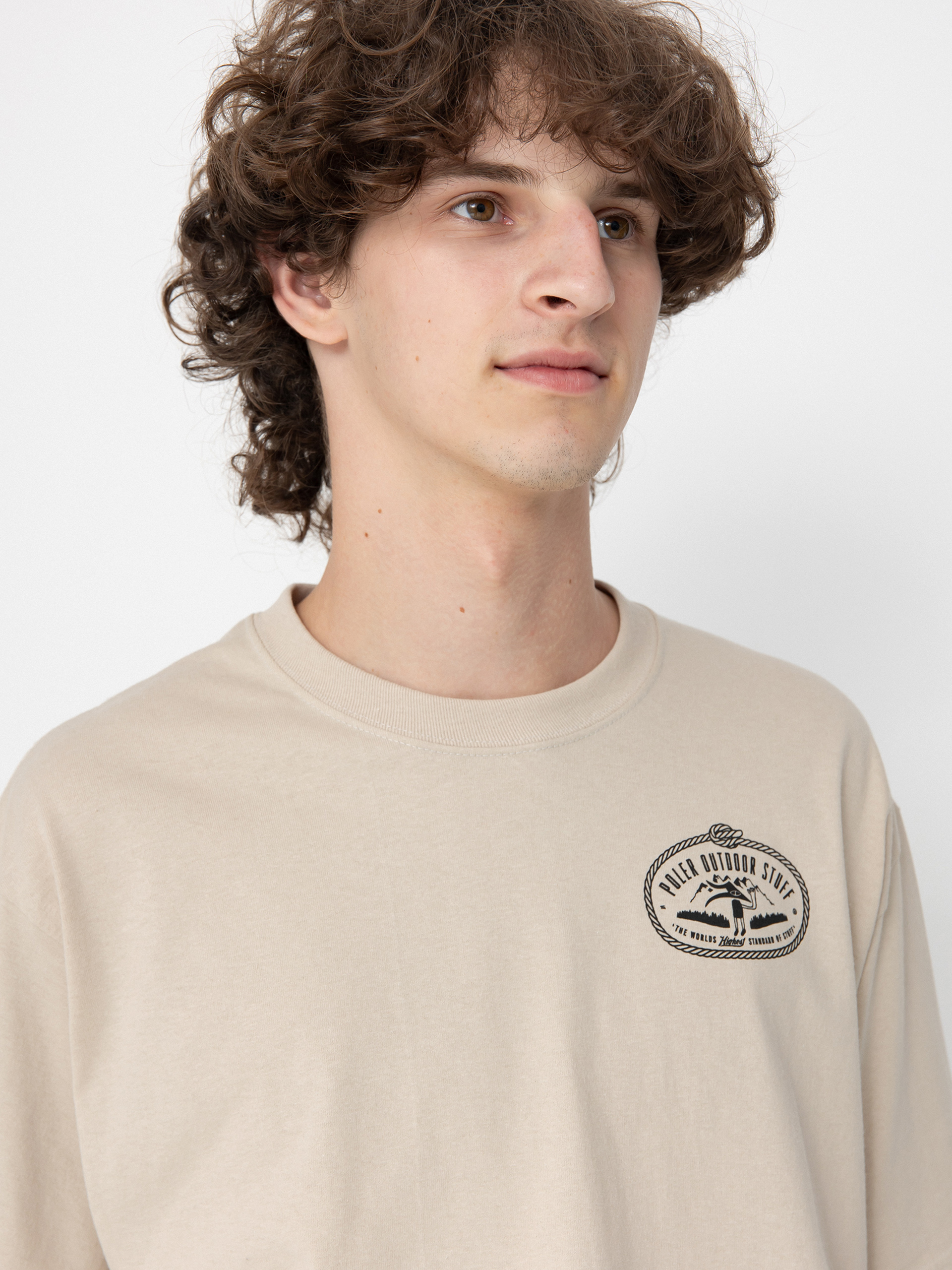 Tricou Lakai X Poler Abducted (light sand)