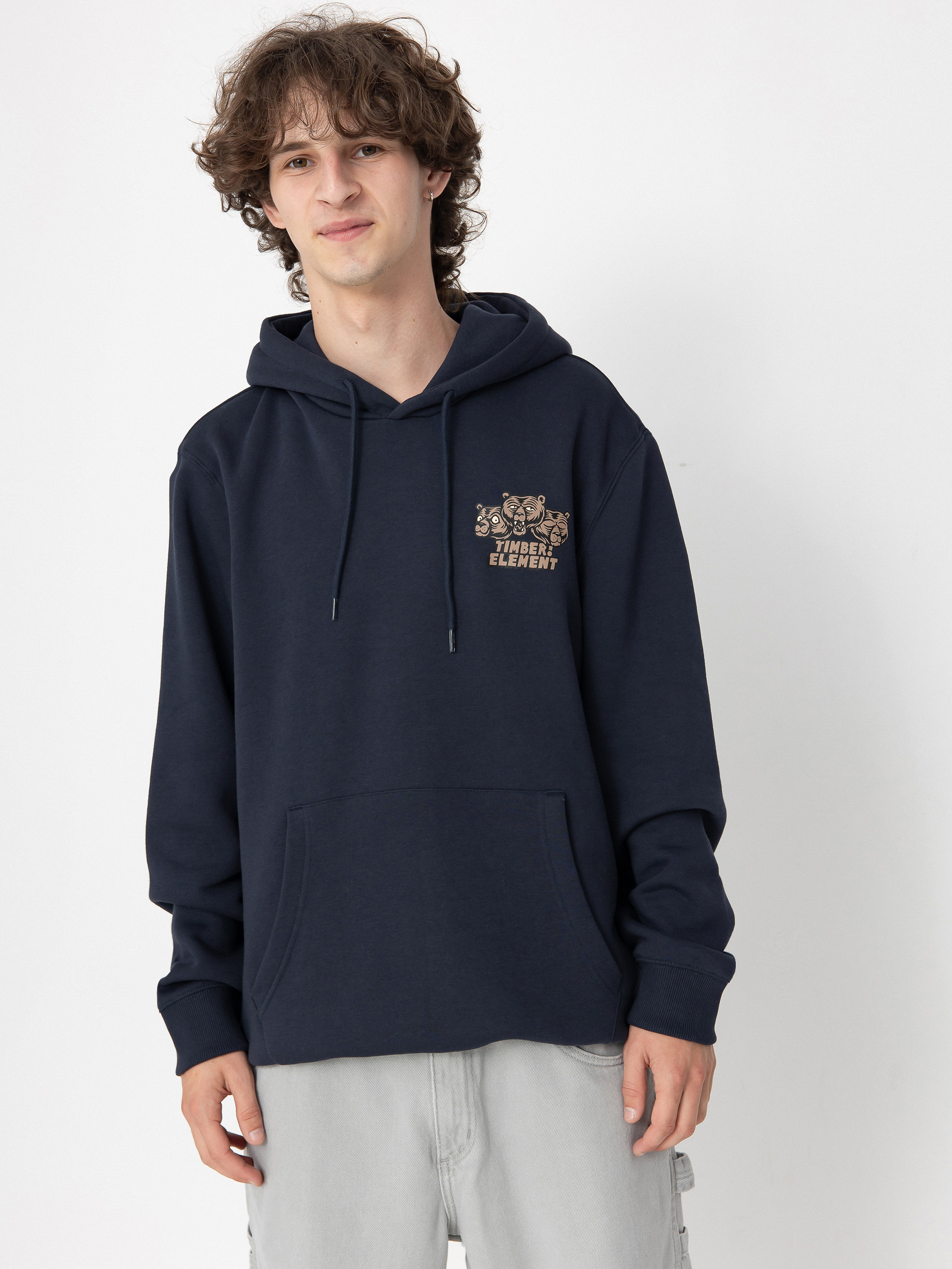 Hanorac cu glugă Element Bear With Me HD (eclipse navy)