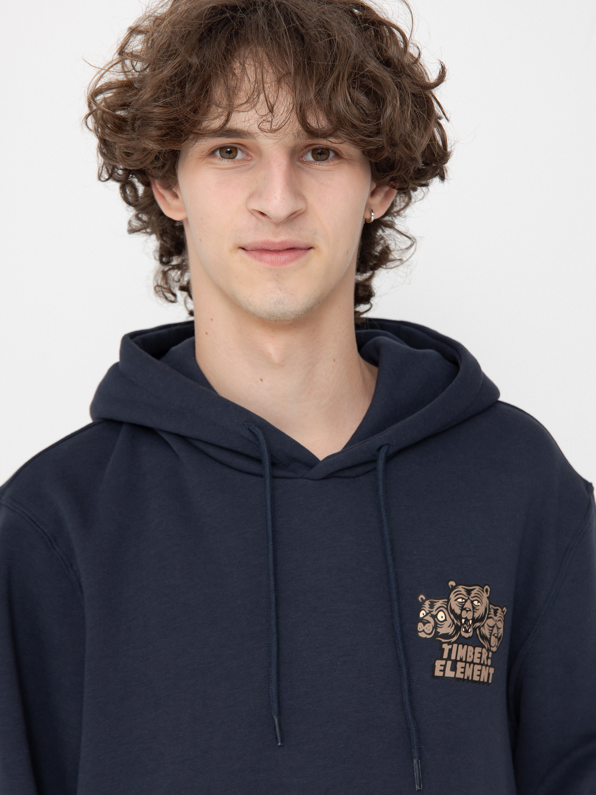 Hanorac cu glugă Element Bear With Me HD (eclipse navy)