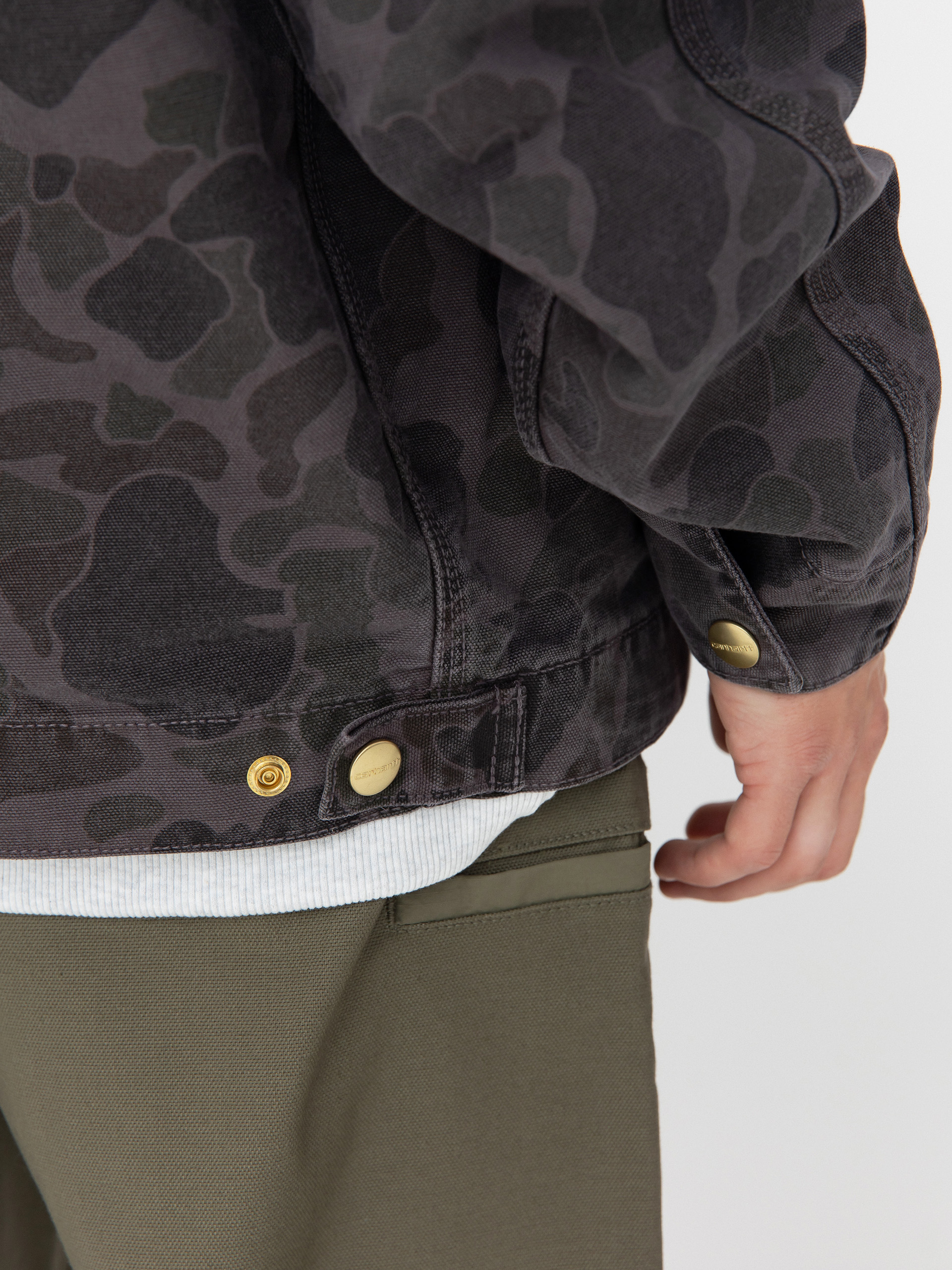 Geacă Carhartt WIP Duck Detroit (camo duck/green/graphite)