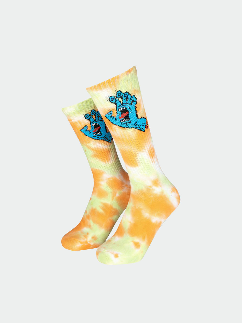 Șosete Santa Cruz Screaming Hand Tie Dye (washed apricot tie dye)