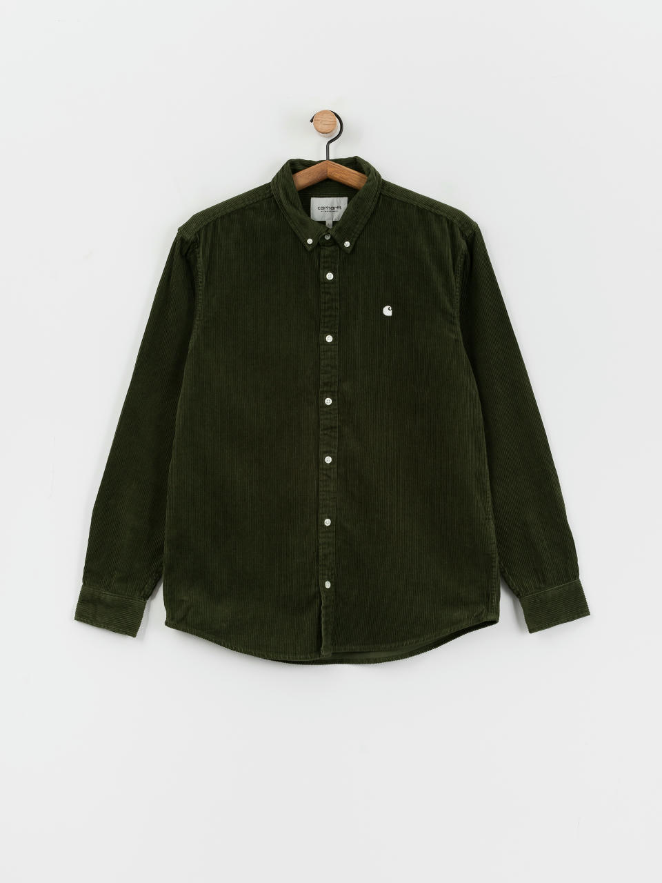 Cămașă Carhartt WIP Madison Cord (tarragon/wax)