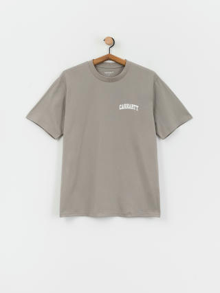 Tricou Carhartt WIP University Script (misty grey/white)