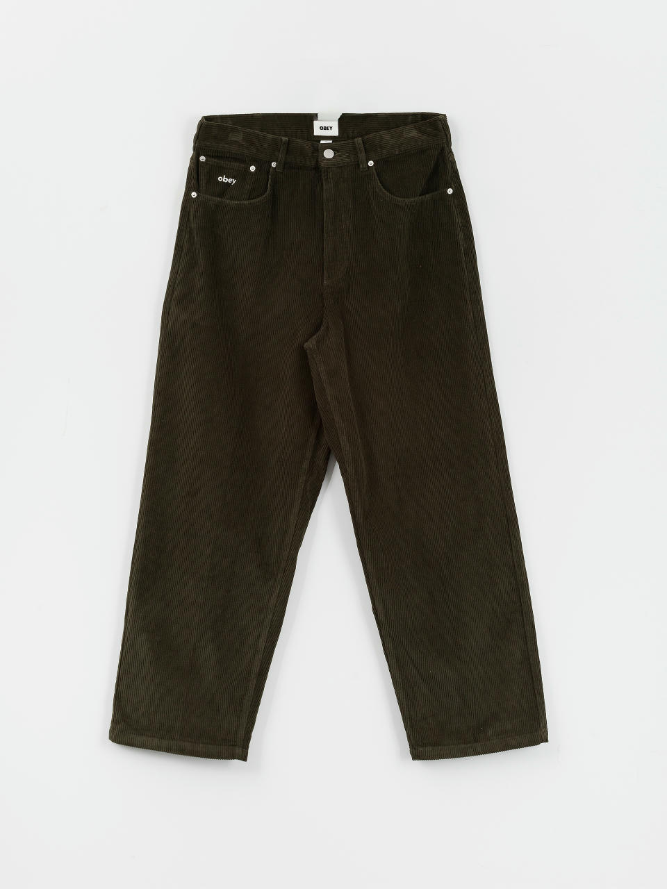 Pantaloni OBEY Bigwig Baggy Corduroy (rosin)