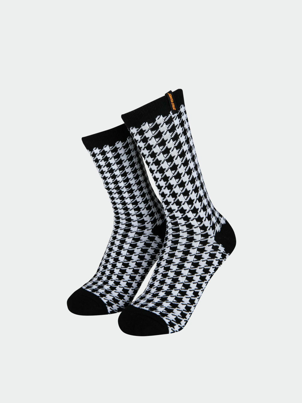 Șosete Santa Cruz Strip Houndstooth Wmn (black/white)