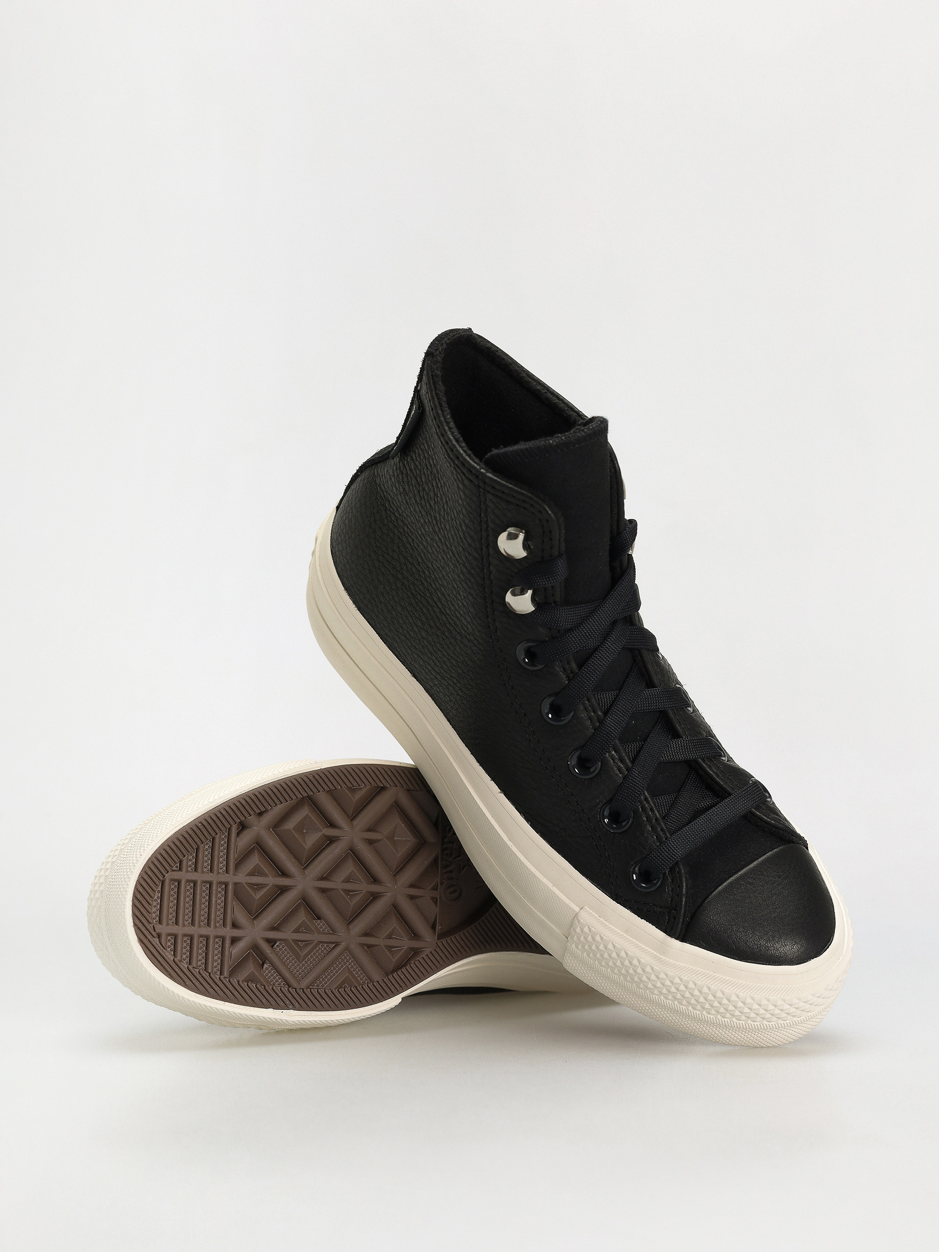 Teniși Converse Chuck Taylor All Star Lift Hi Wmn (black/black/egret)