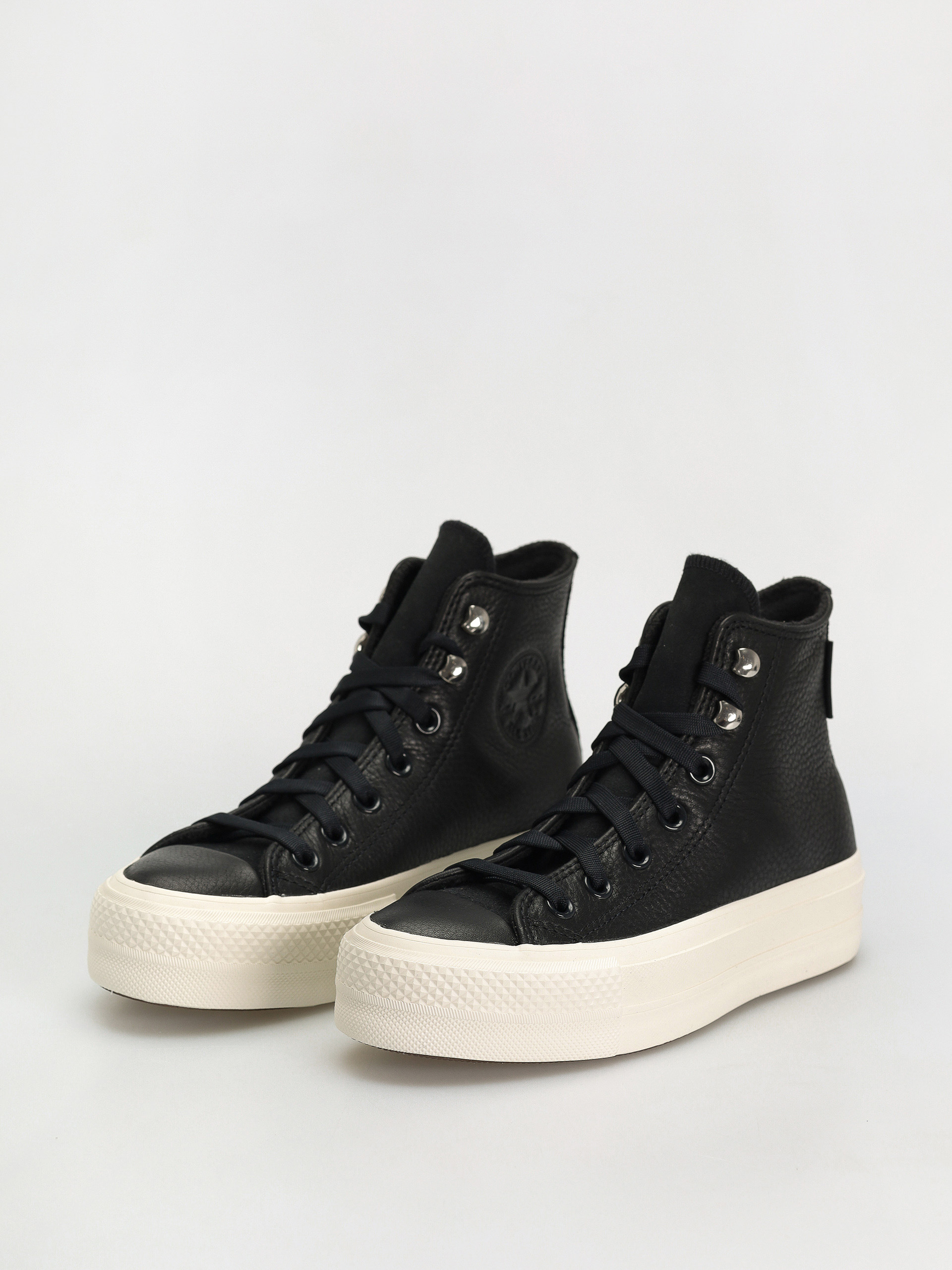 Teniși Converse Chuck Taylor All Star Lift Hi Wmn (black/black/egret)