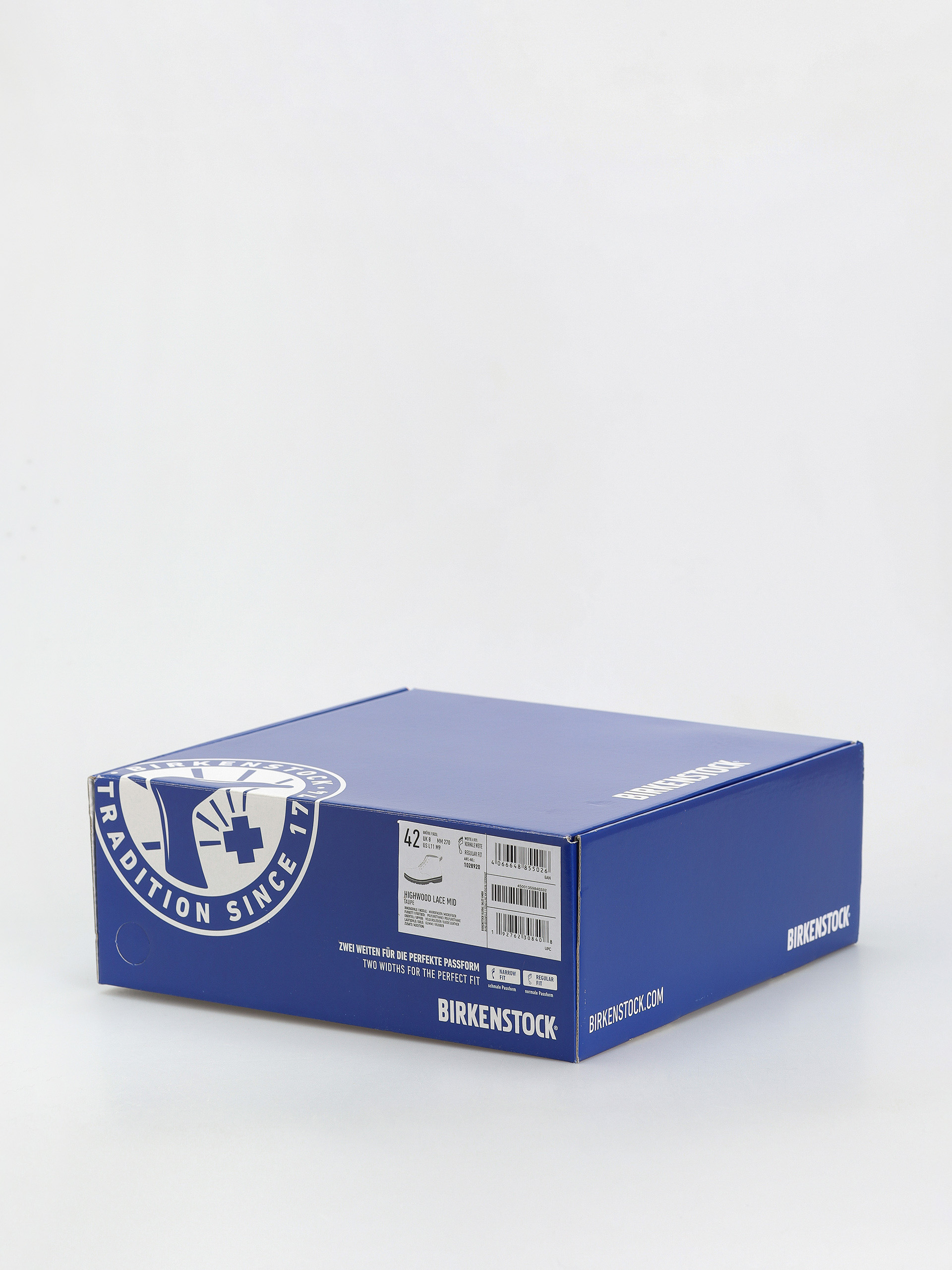 Pantofi Birkenstock Highwood Lace Mid Suede Leather Regular (taupe)