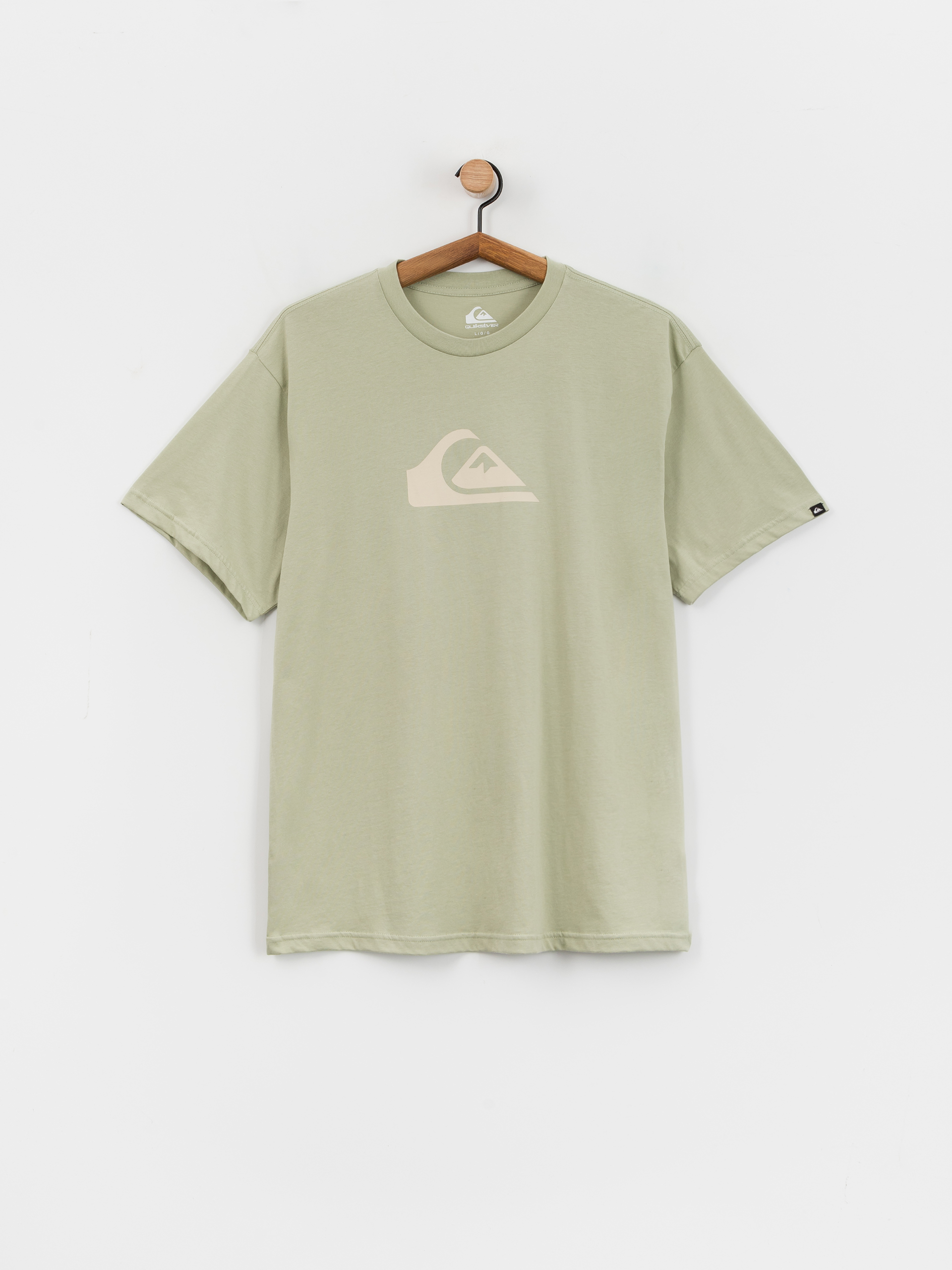 Tricou Quiksilver Comp Logo (desert sage)