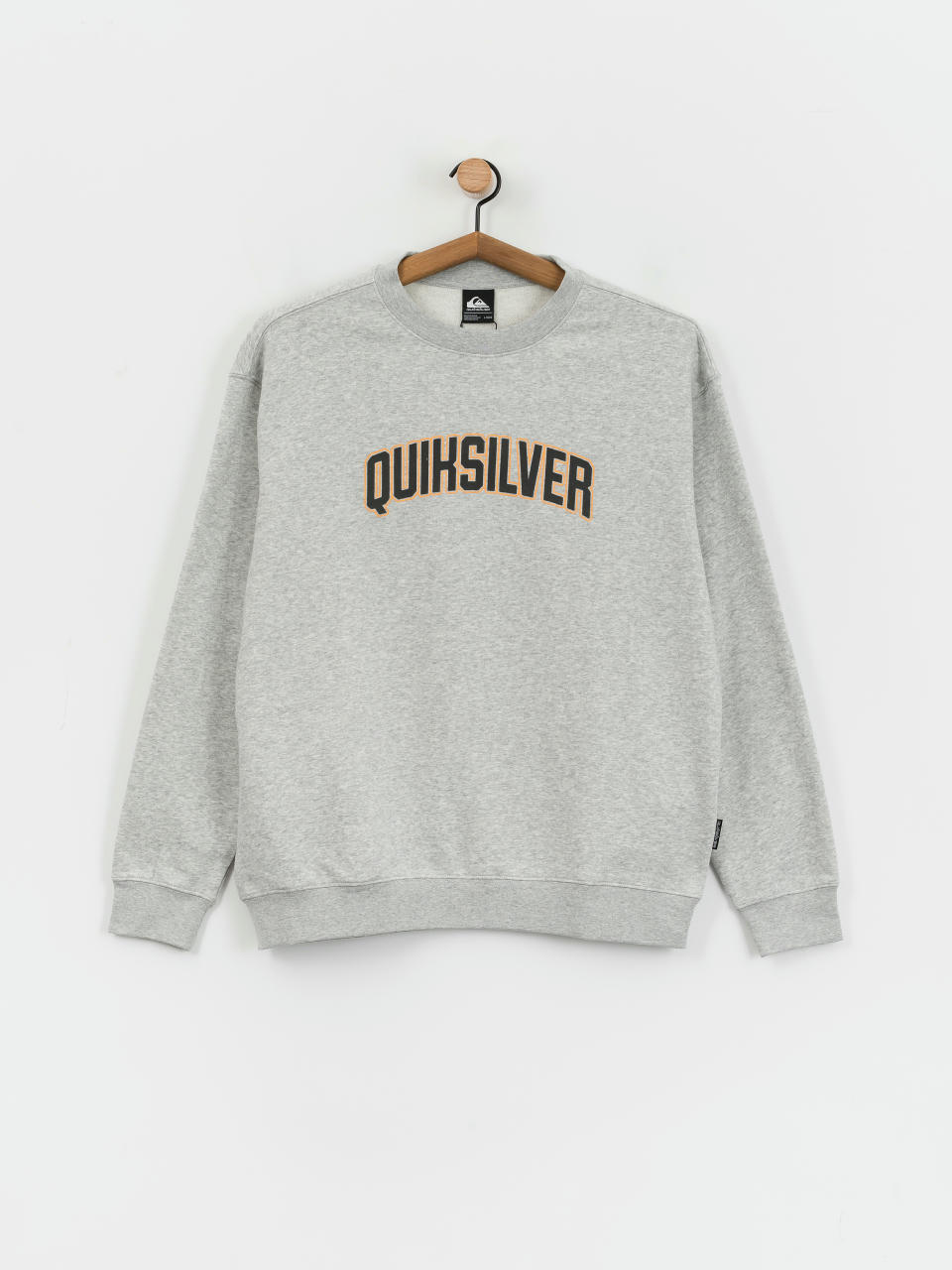 Hanorac Quiksilver Graphic Crew (light grey heather)