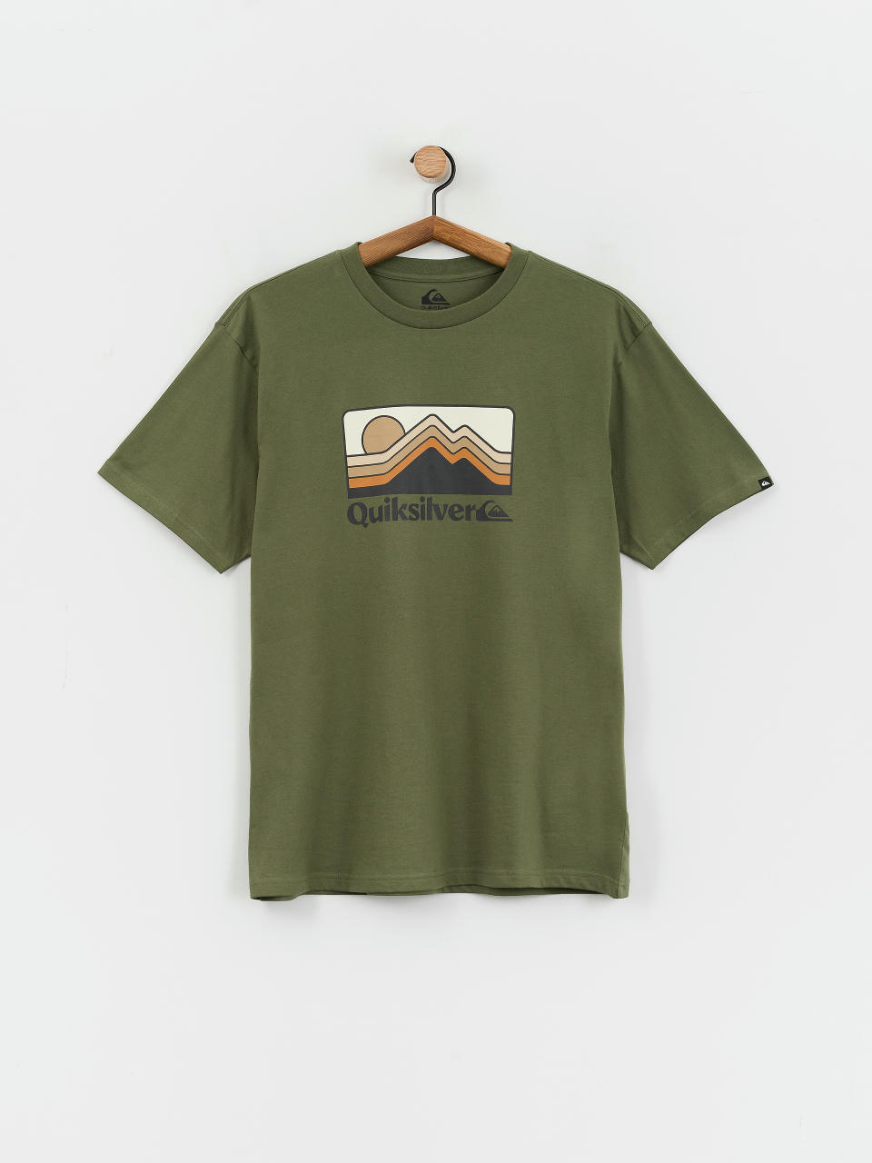 Tricou Quiksilver Qs Gradient Mountains (four leaf clover)