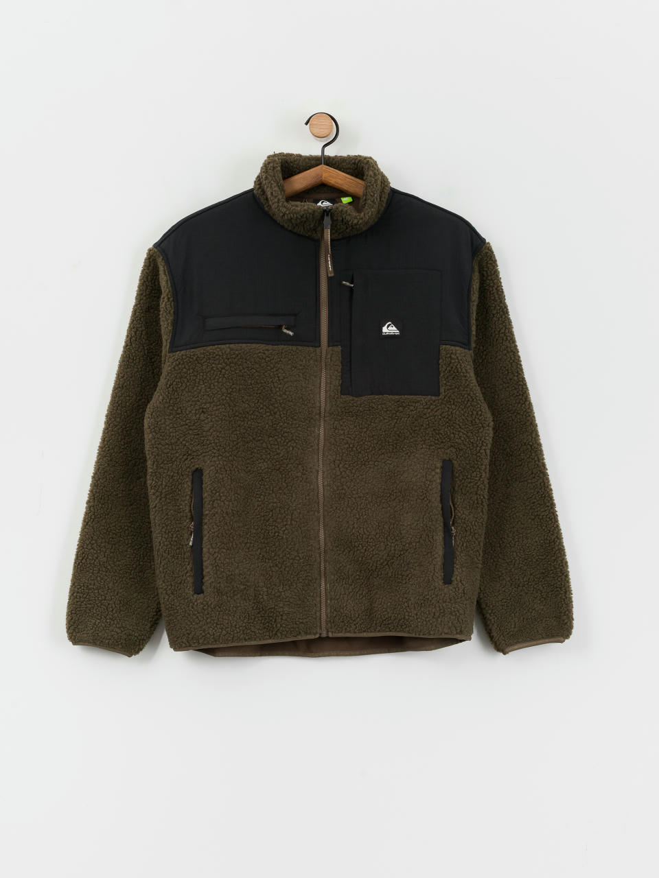 Pentru bărbați Hanorac din fleece Quiksilver Shallow Water FZ (canteen)