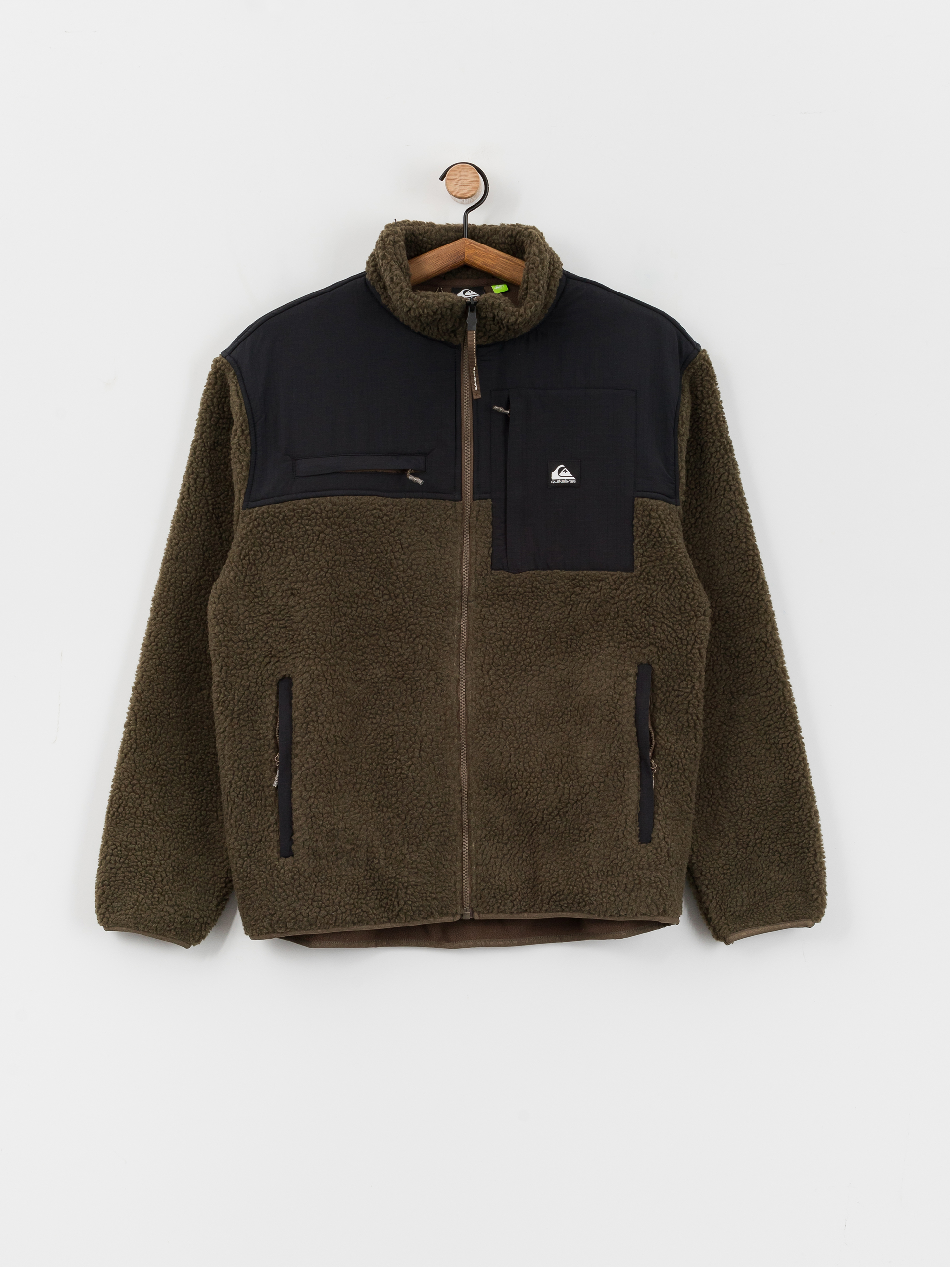 Pentru bărbați Hanorac din fleece Quiksilver Shallow Water FZ (canteen)