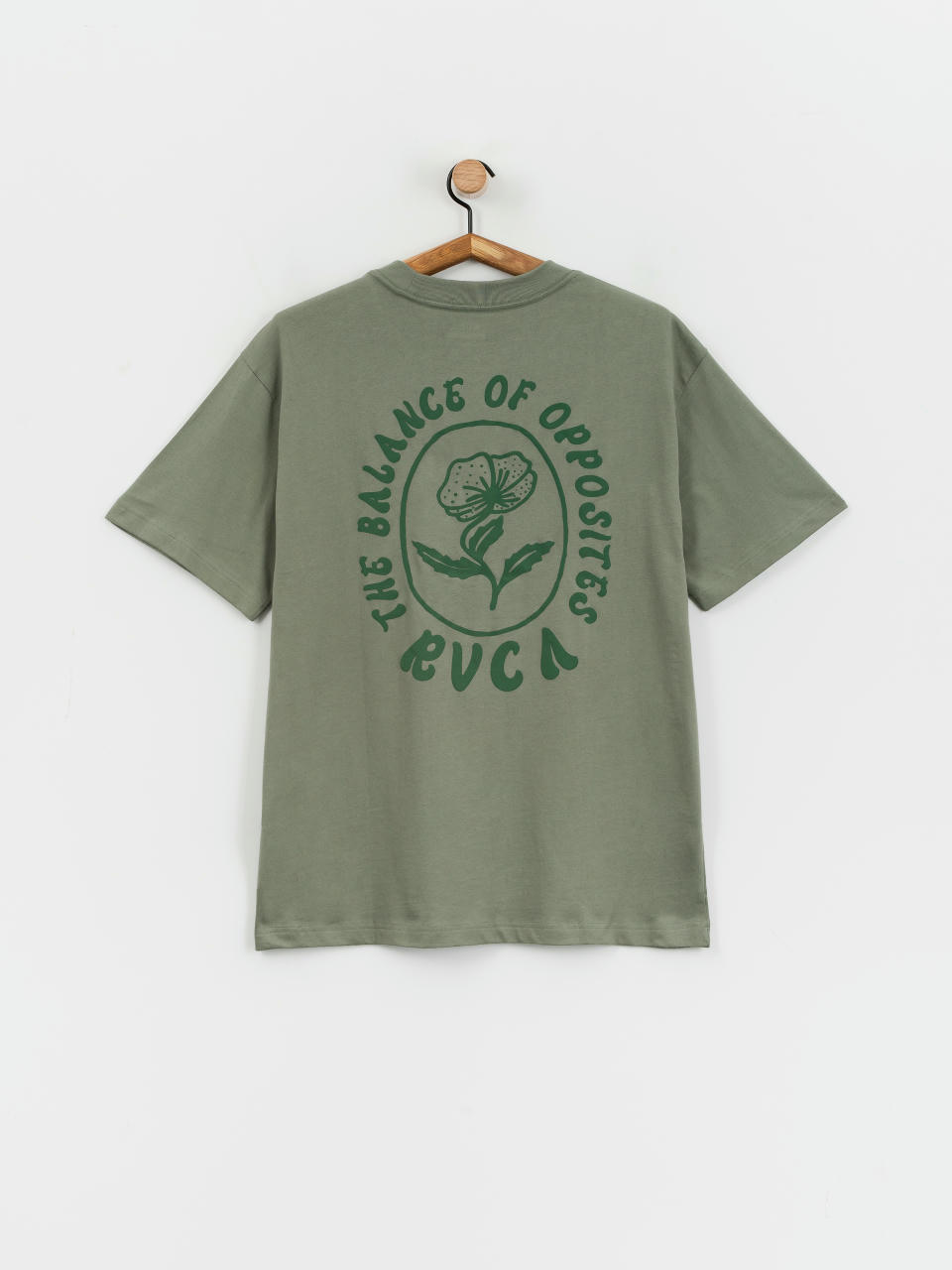 Tricou RVCA Balance Flower (jade)