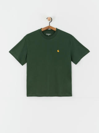 Tricou Carhartt WIP Chase Wmn (sycamore tree/gold)