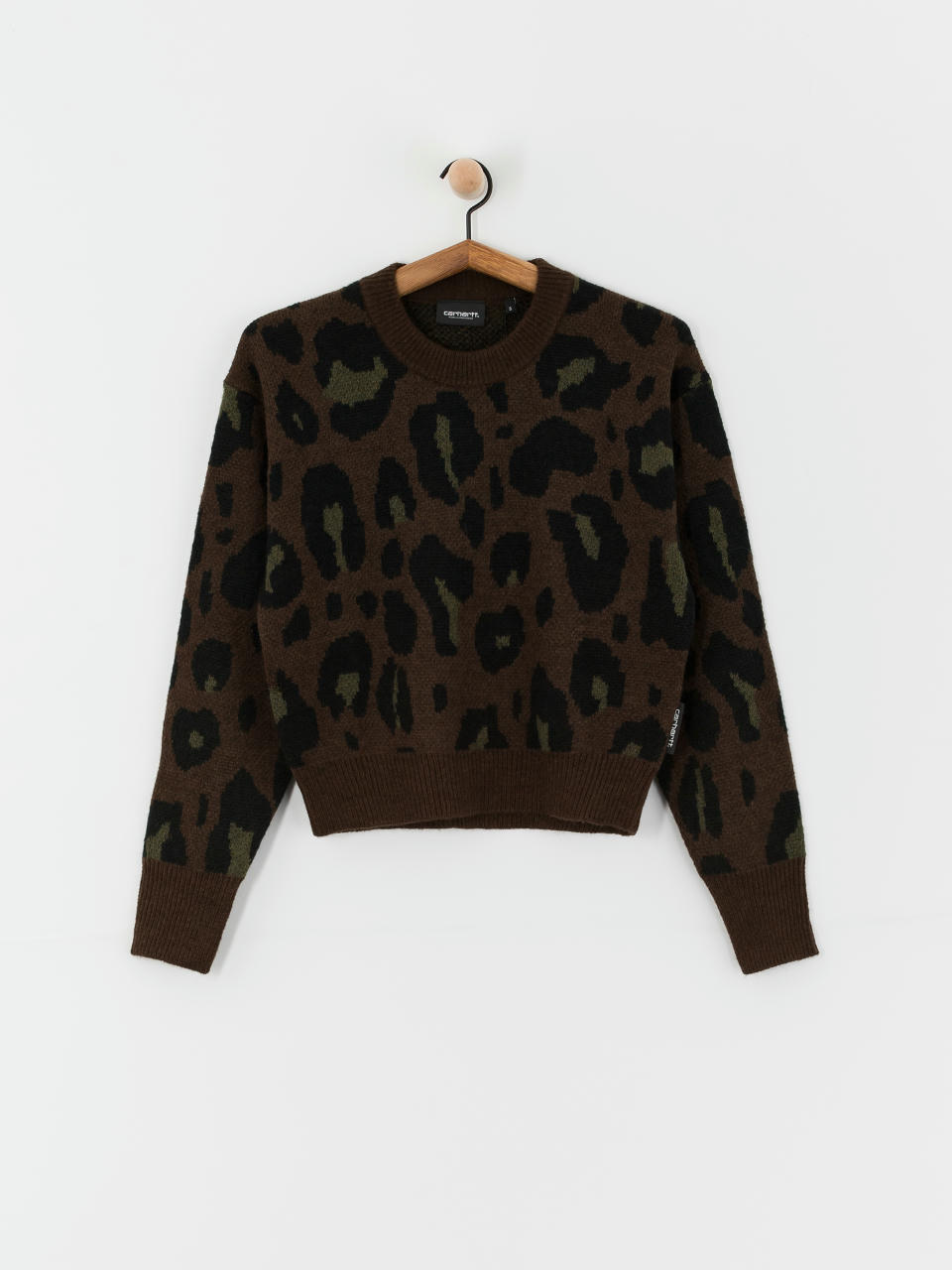 Pulover Carhartt WIP Merton Wmn (camo leo jacquard/tamarind)