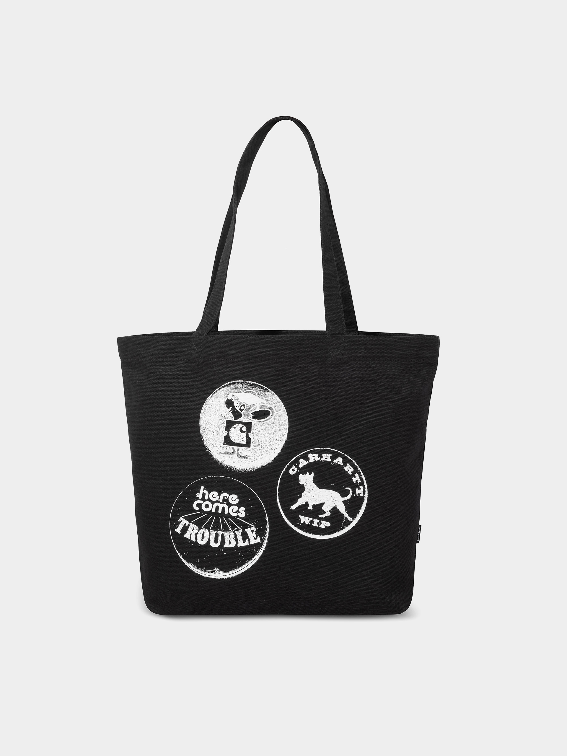 Geantă Carhartt WIP Canvas Graphic Tote (pins print/black)