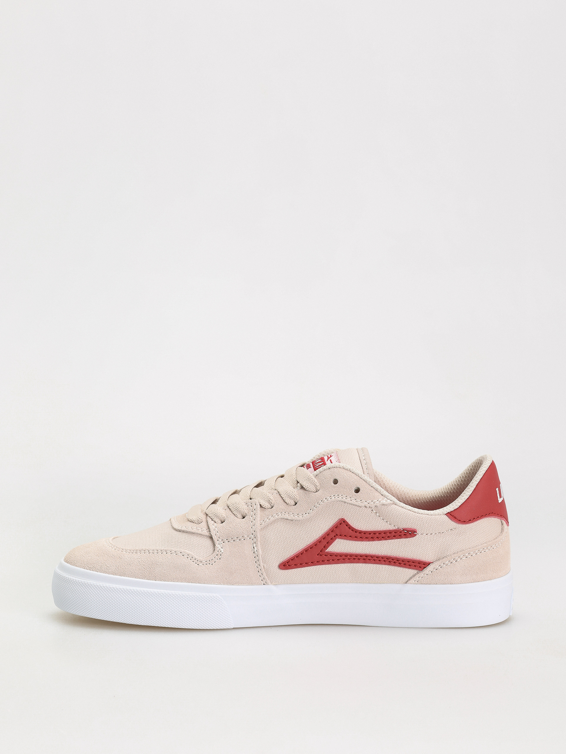 Pantofi Lakai York (white red)