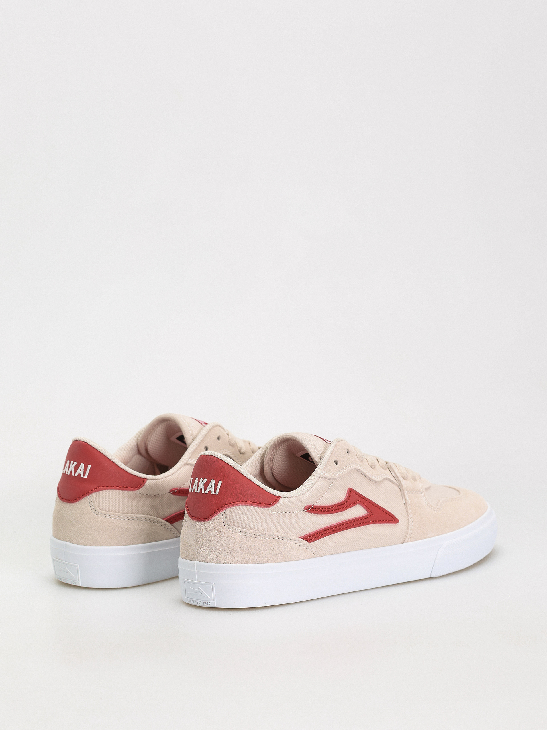 Pantofi Lakai York (white red)