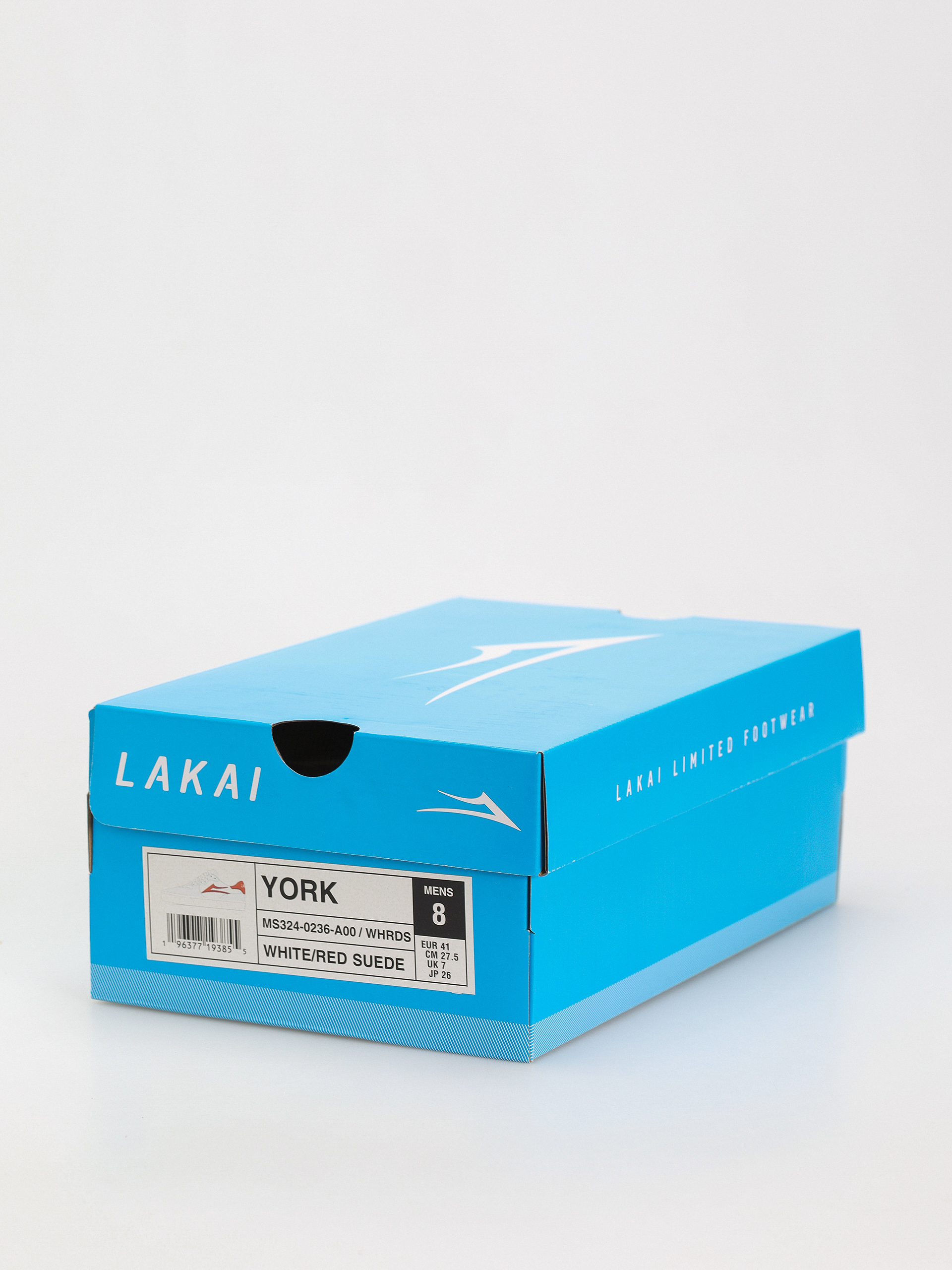 Pantofi Lakai York (white red)