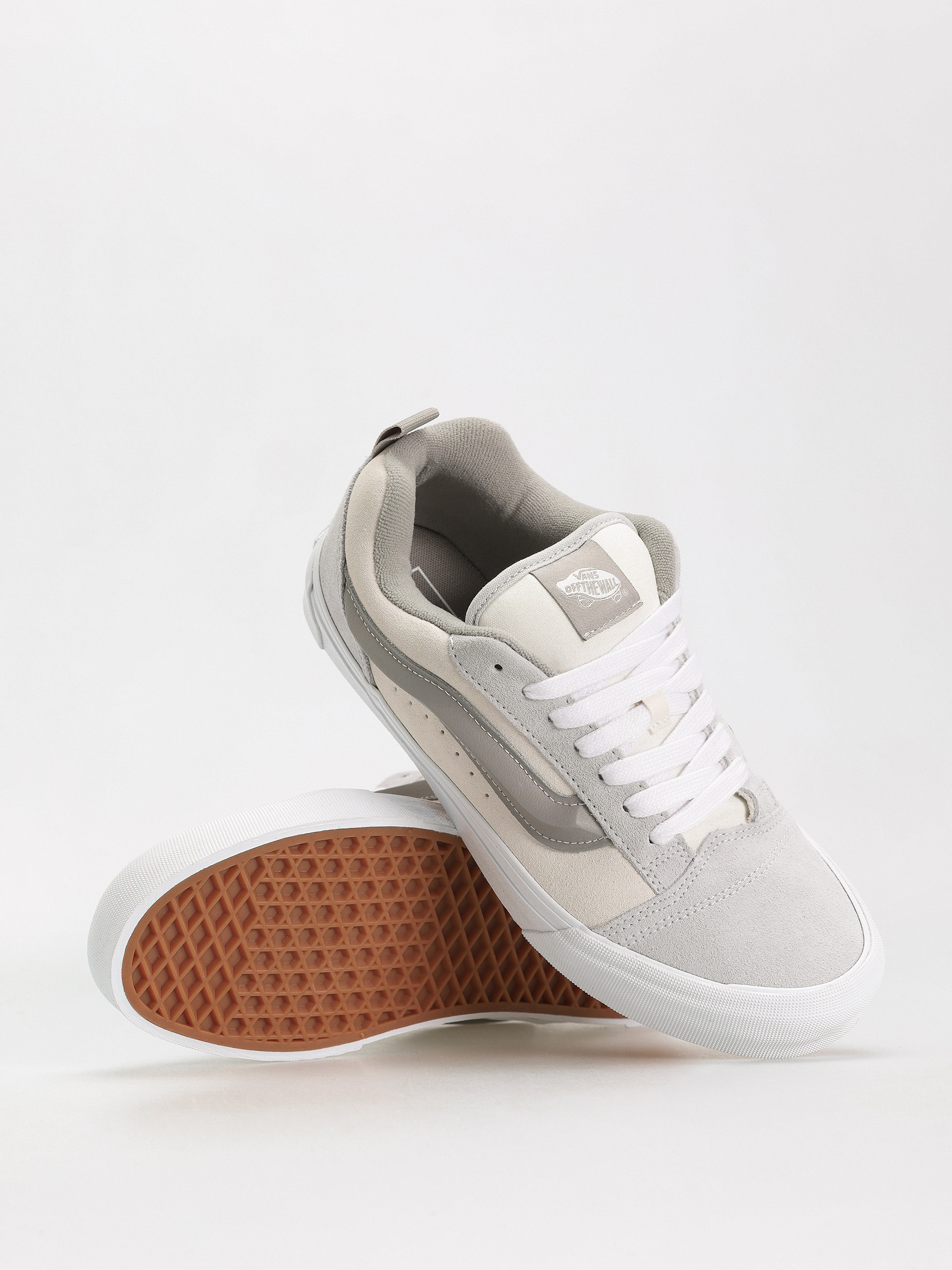 Pantofi Vans Knu Skool (tri-tone block light gray)